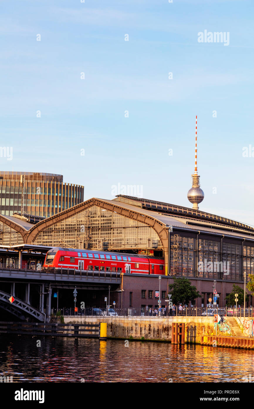 L'Europe, l'Allemagne, Brandebourg, Berlin, la gare de Friedrichstrasse Banque D'Images