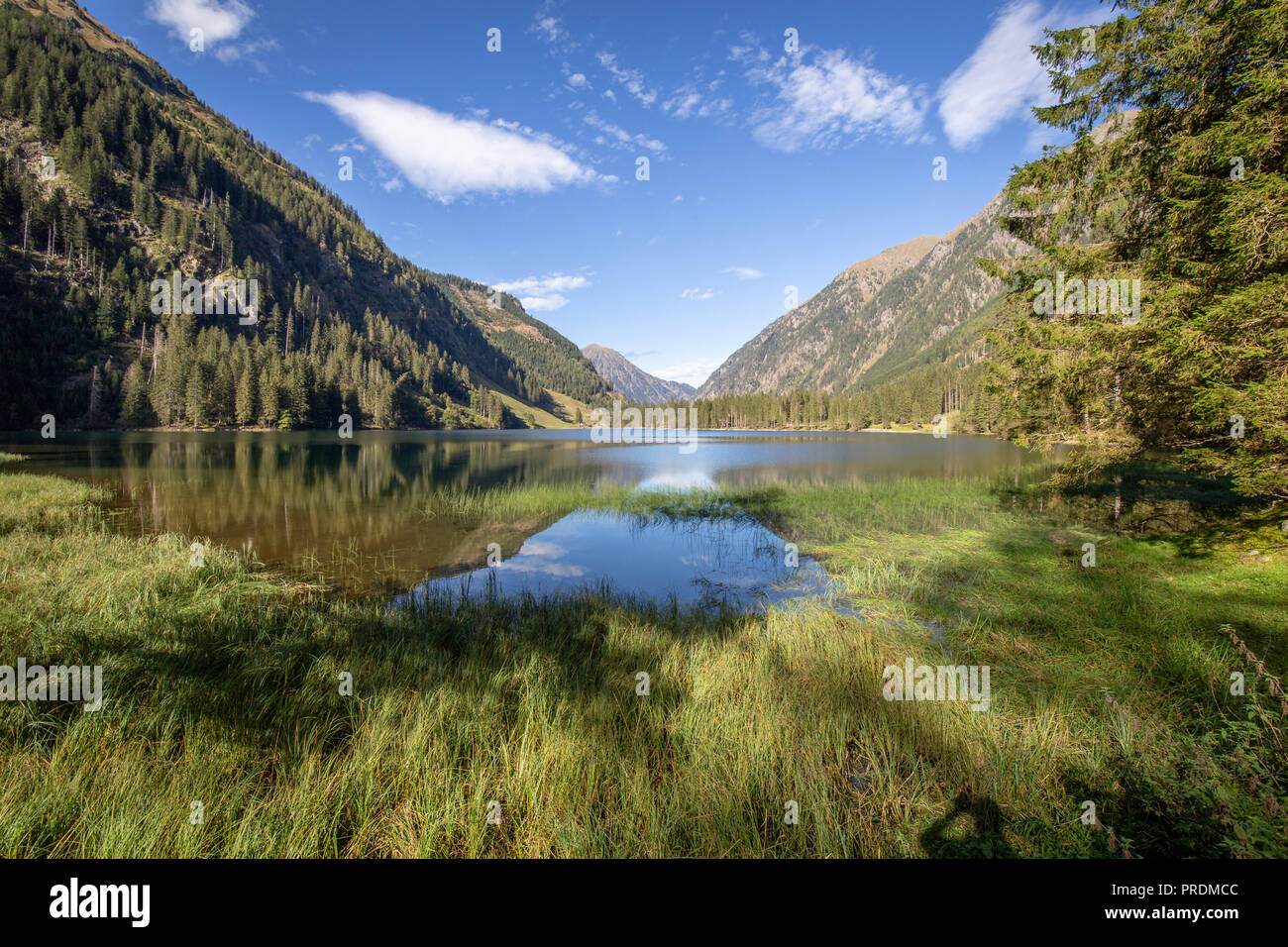 Schwarzensee Sankt Martin am Grimming Steiermark im Herbst Banque D'Images