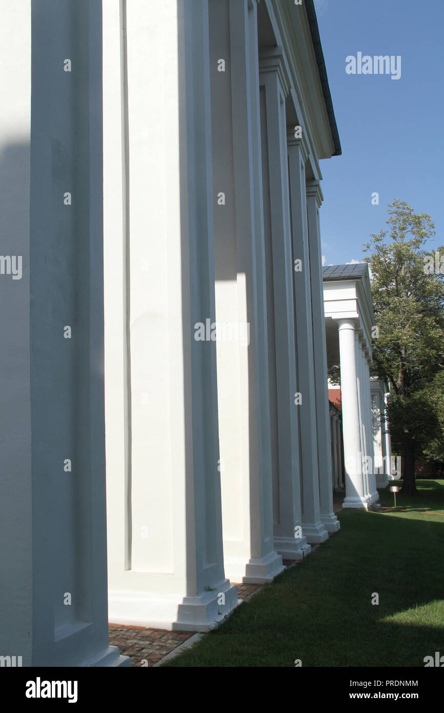 Vue extérieure de l'Université de Washington and Lee Banque D'Images