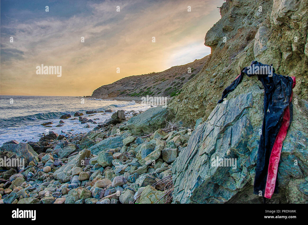 Vue Panoramique De La Plage De Cala Irisalhoceima Maroc