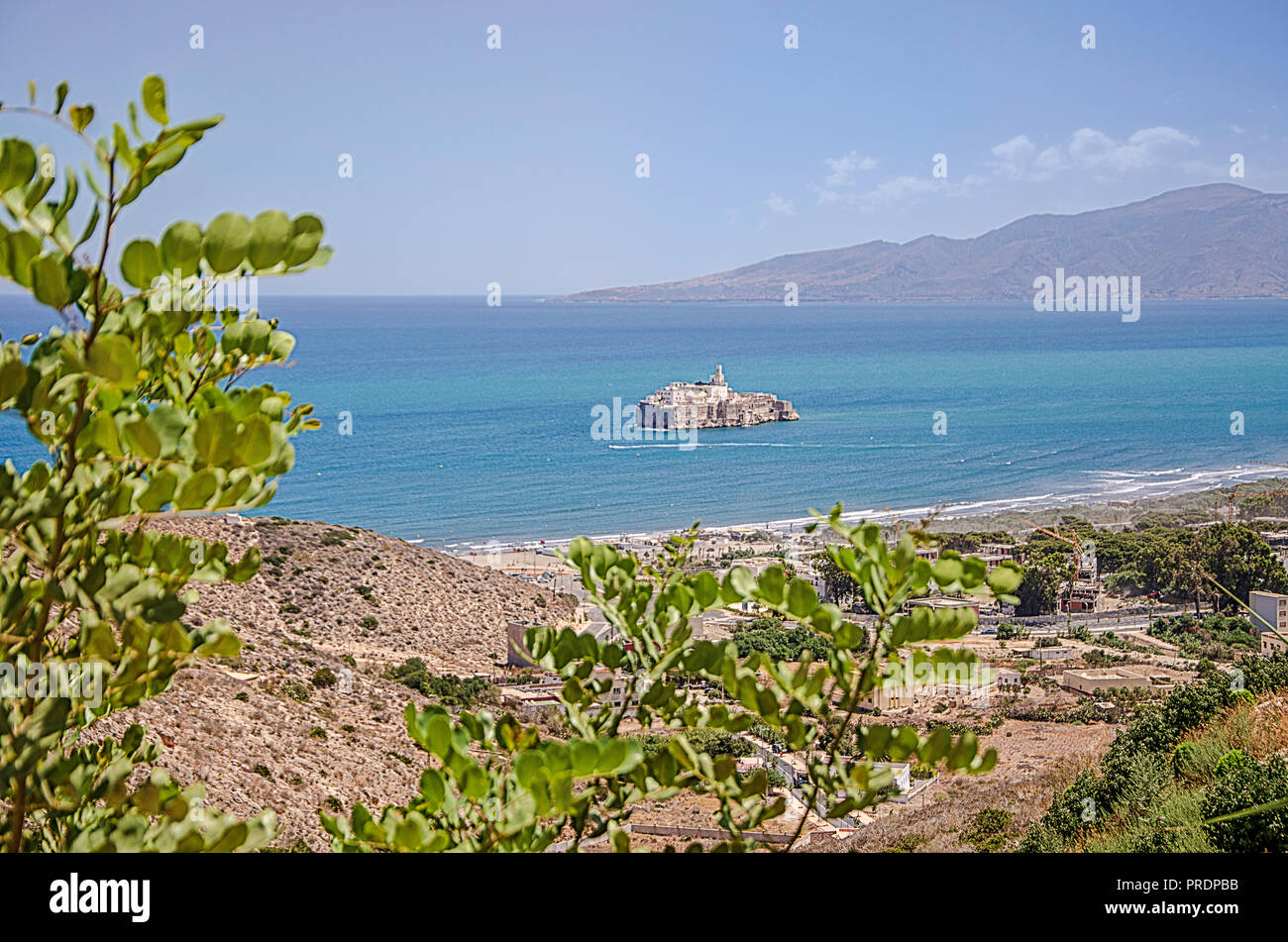 Plage Quemado Alhoceima - Maroc Banque D'Images