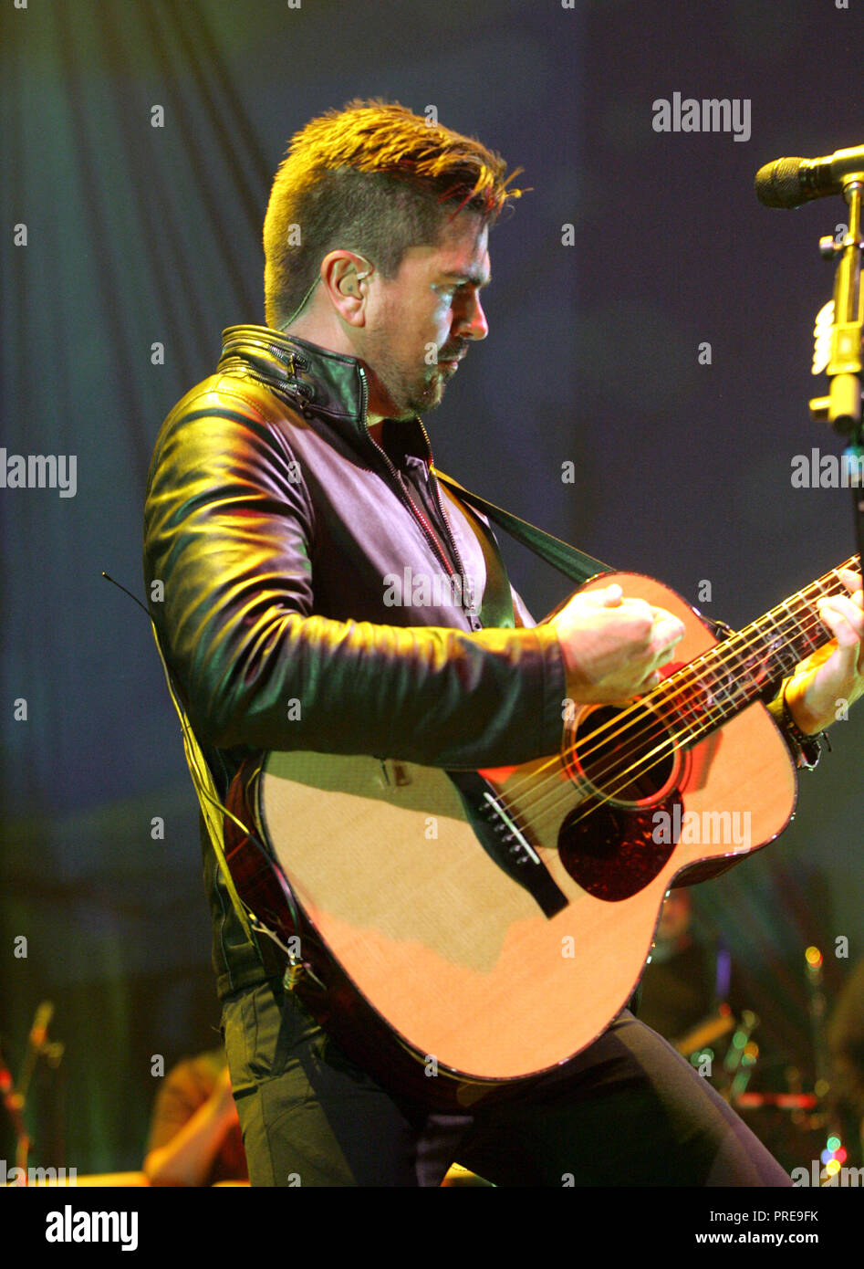 Juanes effectue au Hard Rock Live au Seminole Hard Rock Hotel and Casino à Hollywood, en Floride le 27 juin 2013. Banque D'Images