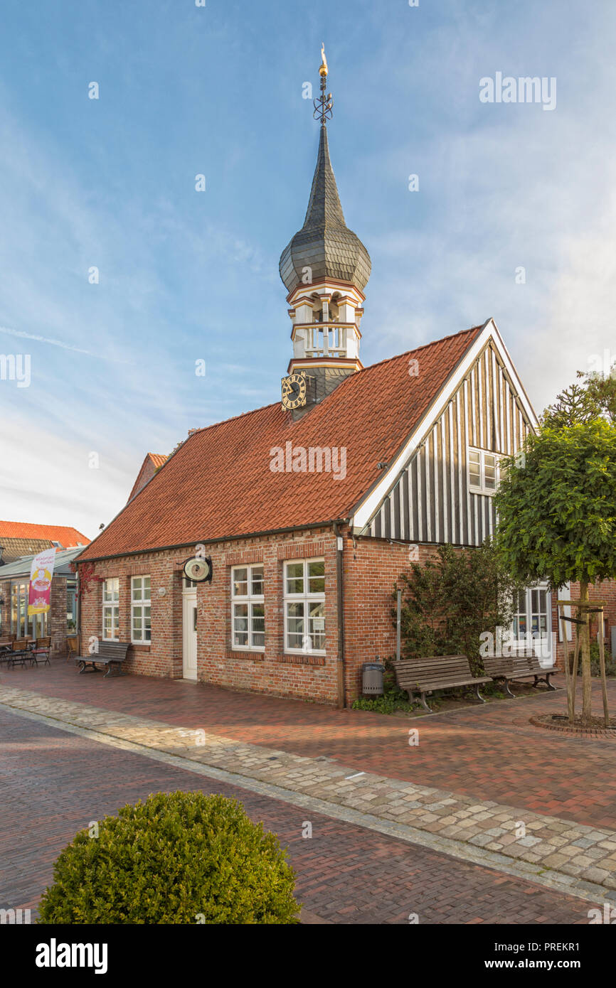 Shell International Musée dans l'ancien hôtel de ville à Hooksiel, Wangerland, Allemagne Banque D'Images