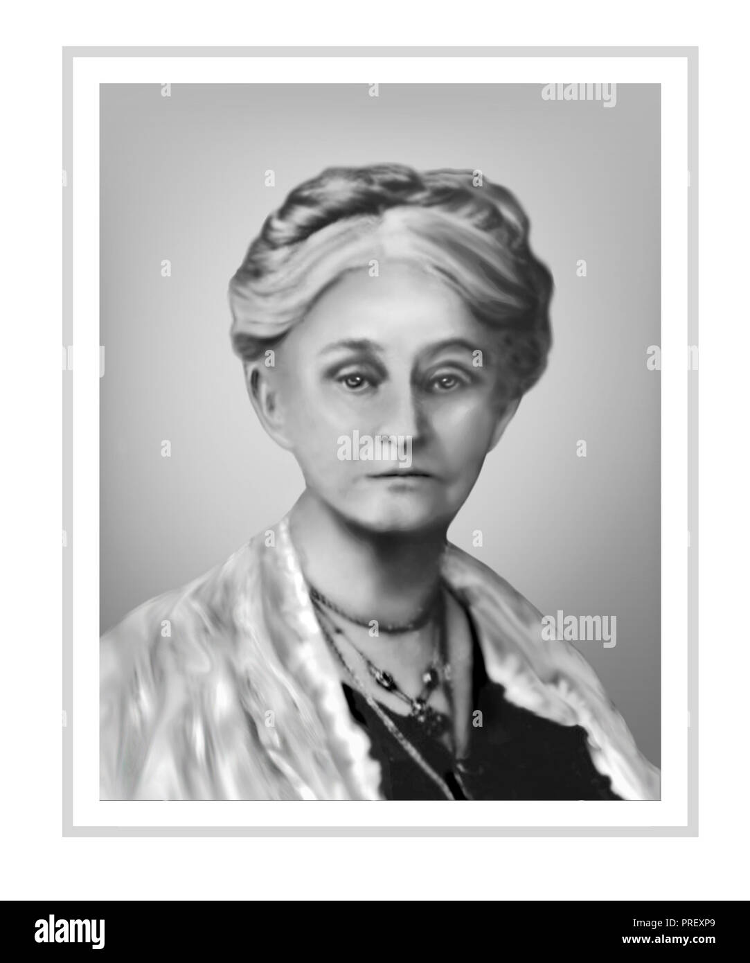 Edith Cowan 1861 - 1932 homme politique français réformateur social Banque D'Images