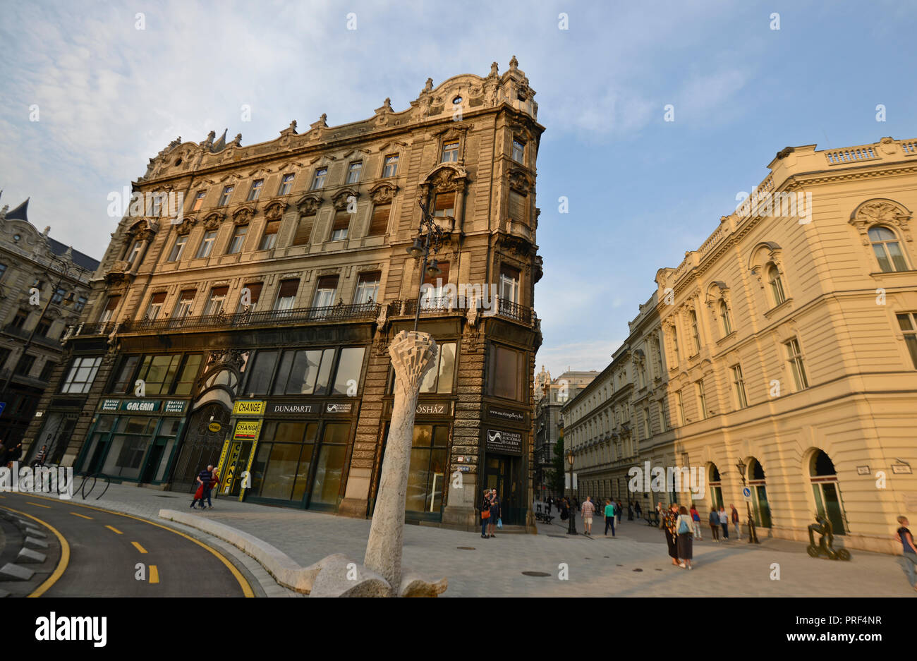 Dunaparti Maison de Ventes aux enchères et galerie. Budapest, Hongrie Banque D'Images