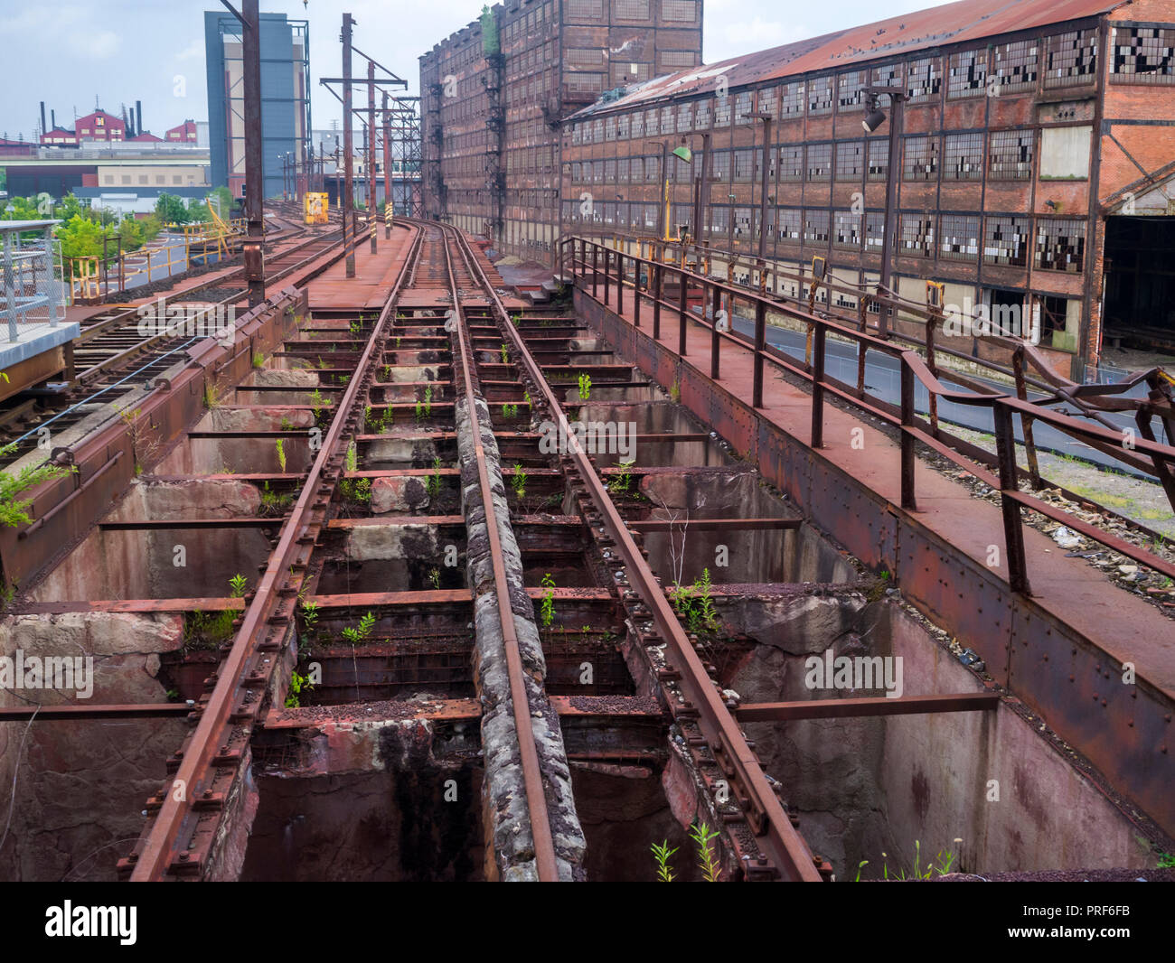 La rouille reste abandonnée de Bethlehem Steel Plant à Bethléem Pennsylvanis, United States Banque D'Images