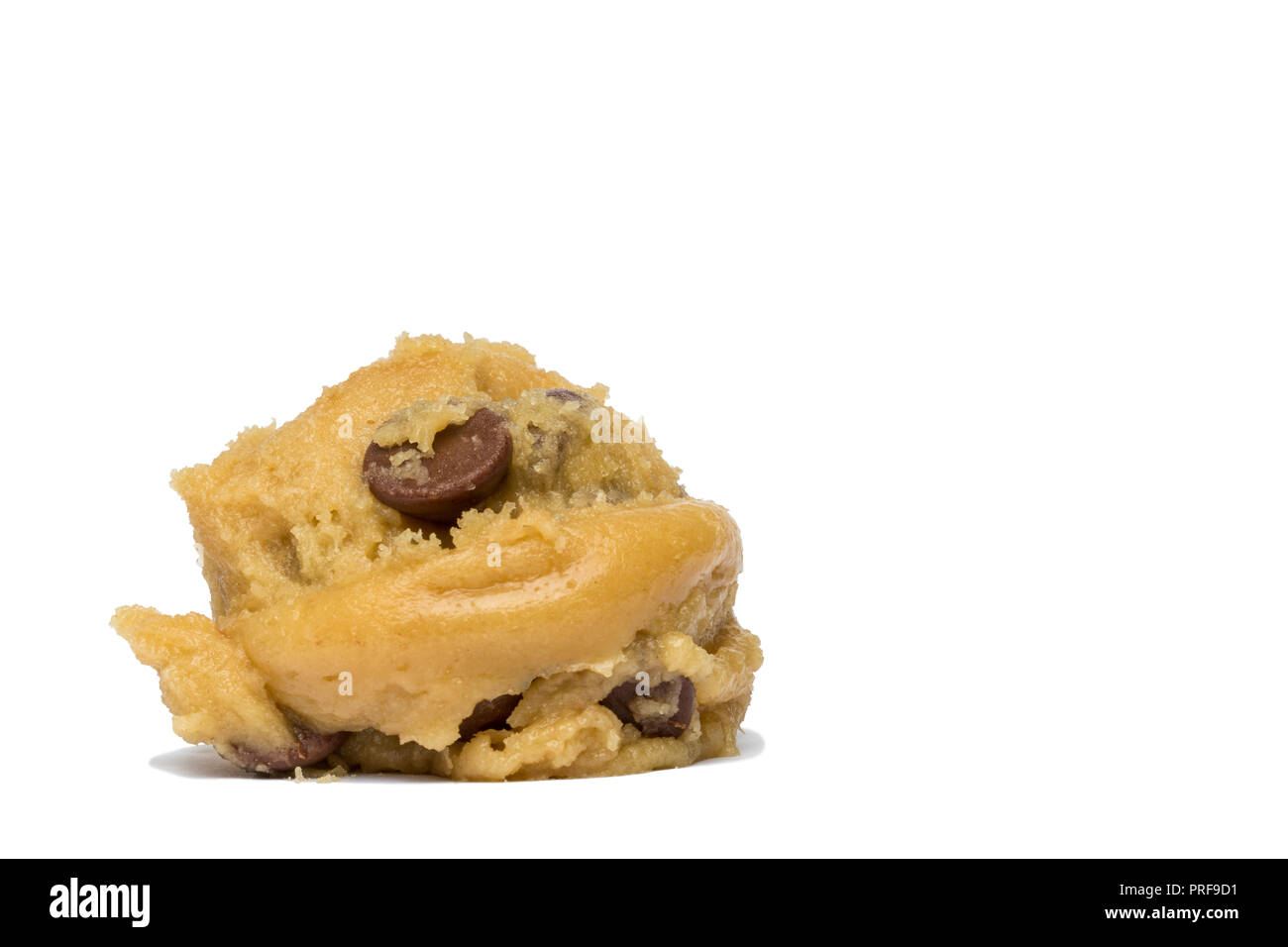 Boule de pâte à biscuits aux pépites de chocolat Banque D'Images