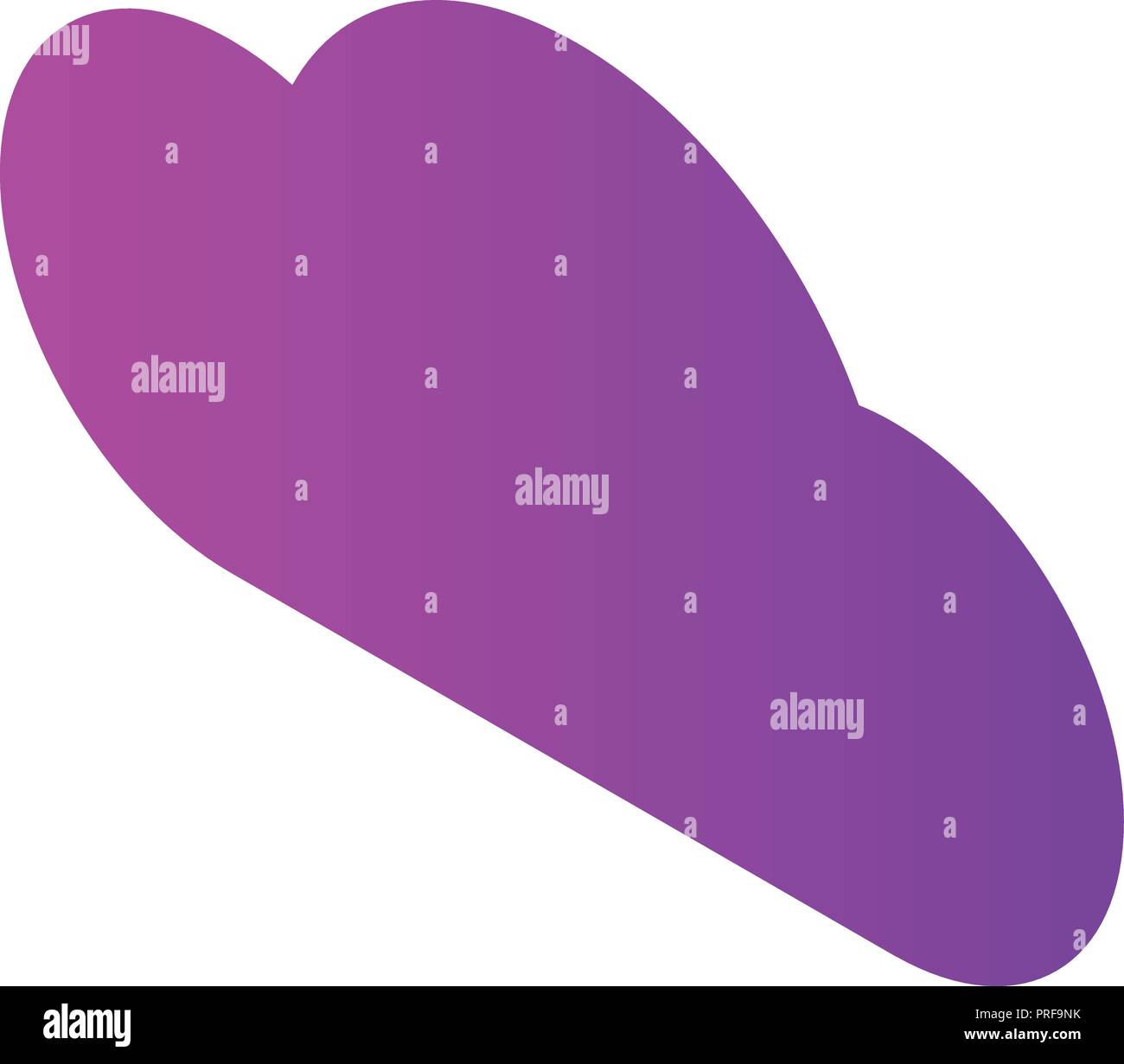 Nuage violet, icône style isométrique Illustration de Vecteur