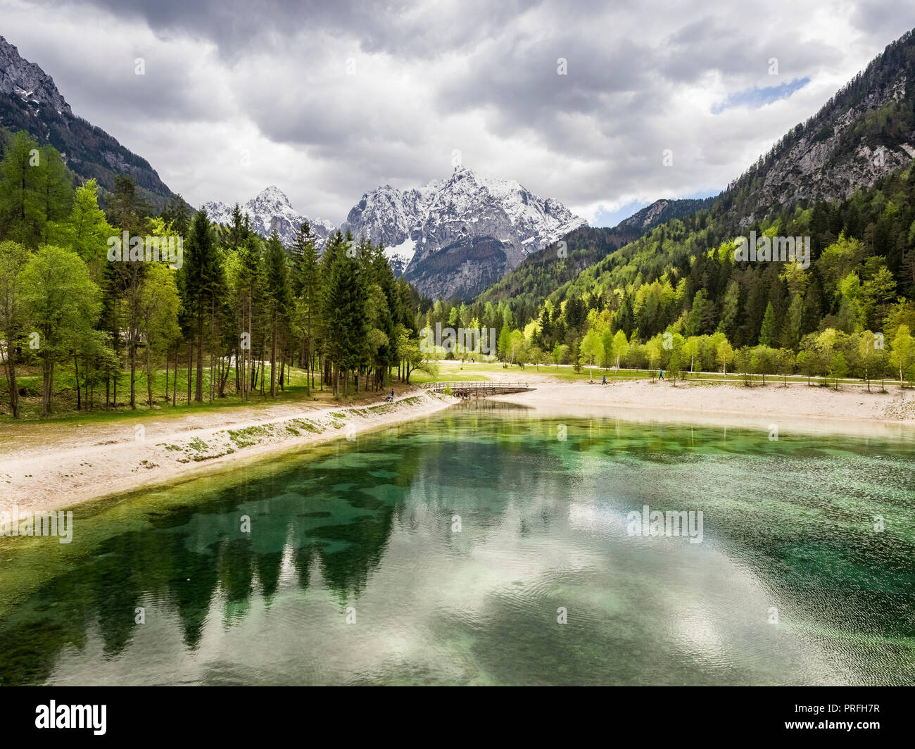 Le parc national de Triglav en Slovénie Banque D'Images