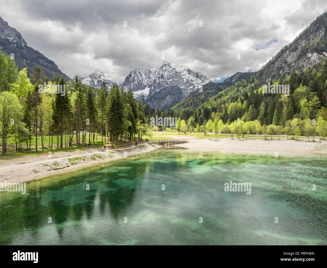 Le parc national de Triglav en Slovénie Banque D'Images