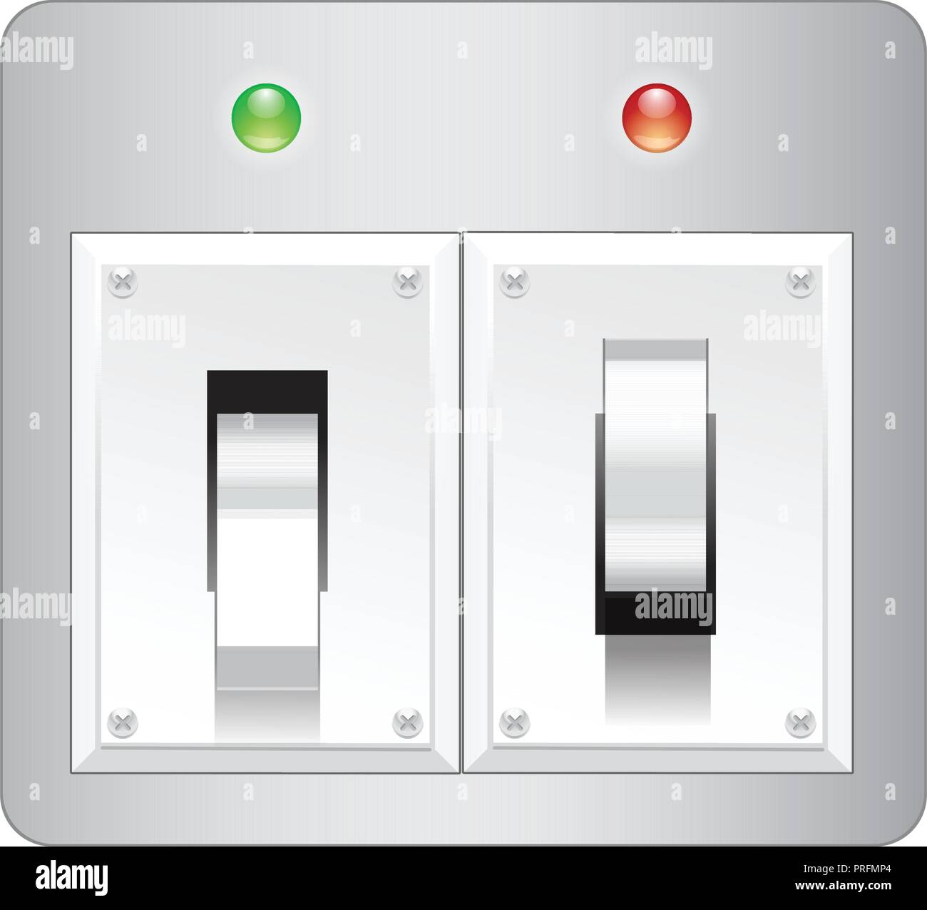 Interrupteur électrique icône vecteur web isolé sur fond blanc. Illustration de Vecteur