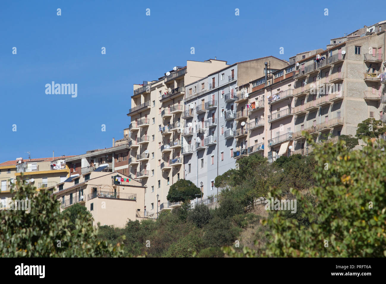 Gangi, vieux village de Sicile Banque D'Images