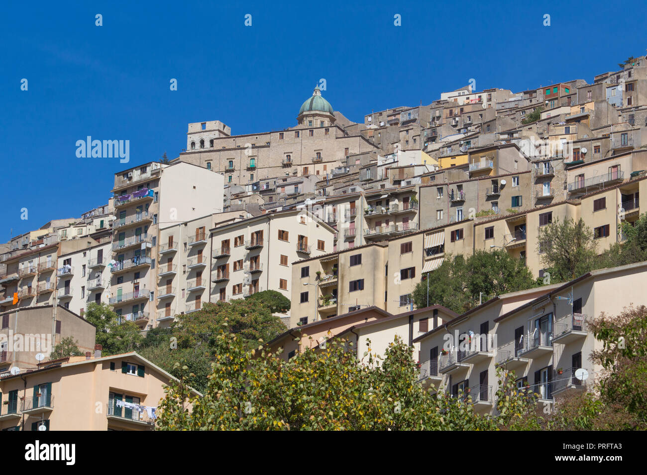 Gangi, vieux village de Sicile Banque D'Images