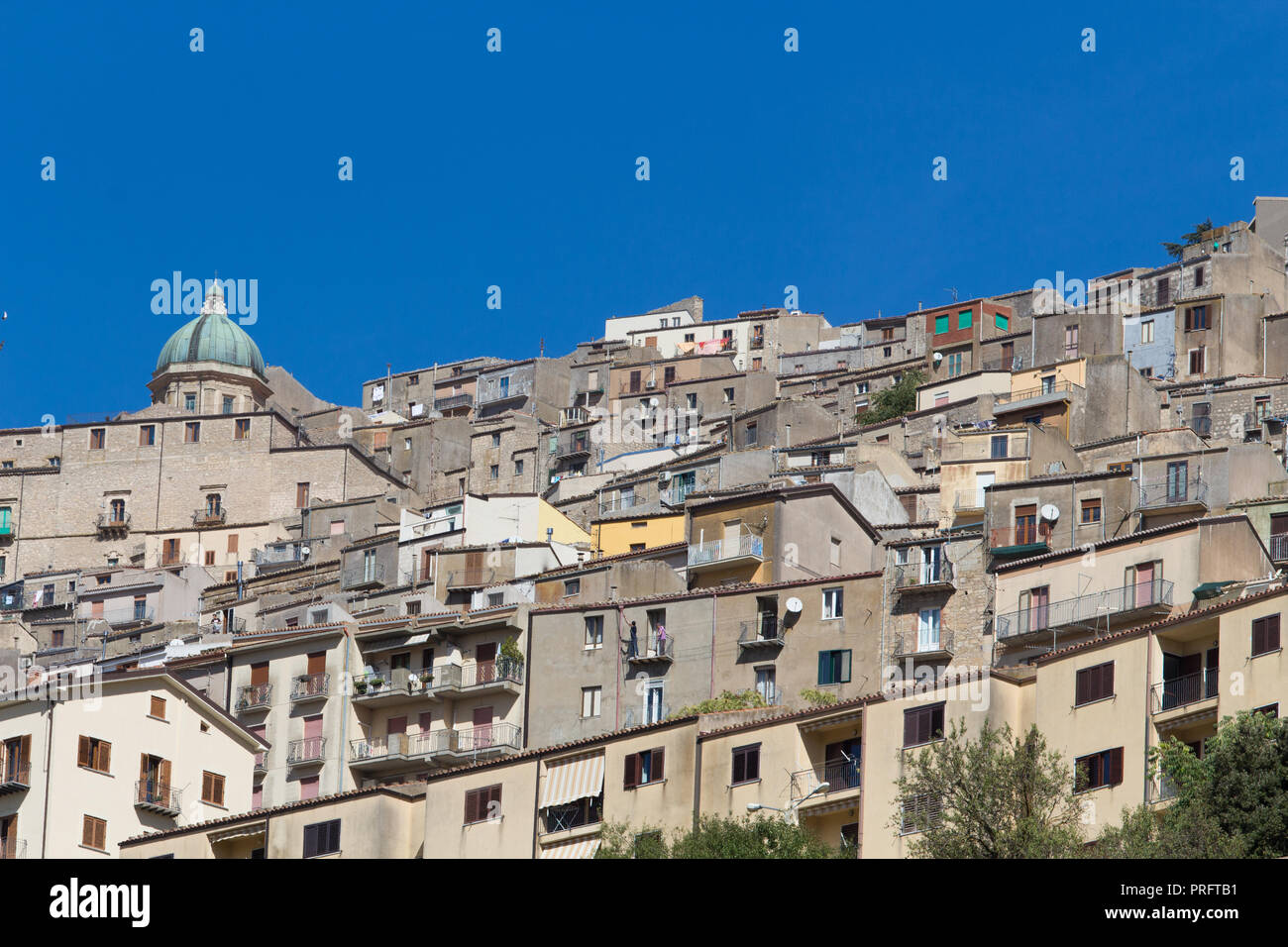Gangi, vieux village de Sicile Banque D'Images