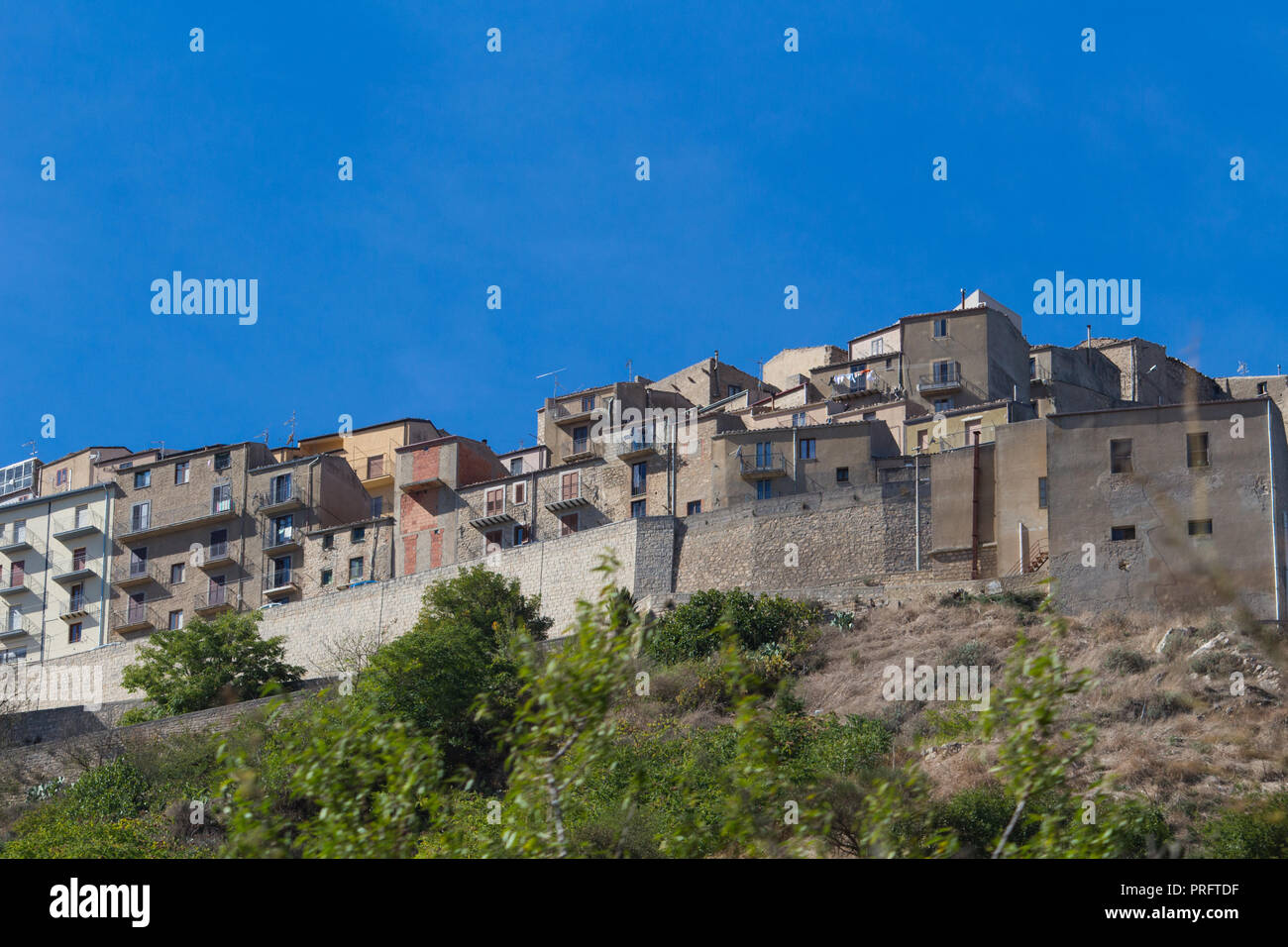 Gangi, vieux village de Sicile Banque D'Images