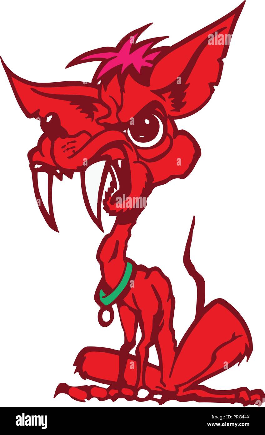 Le mal. rat personnage animal. Vector Illustration. Illustration de Vecteur