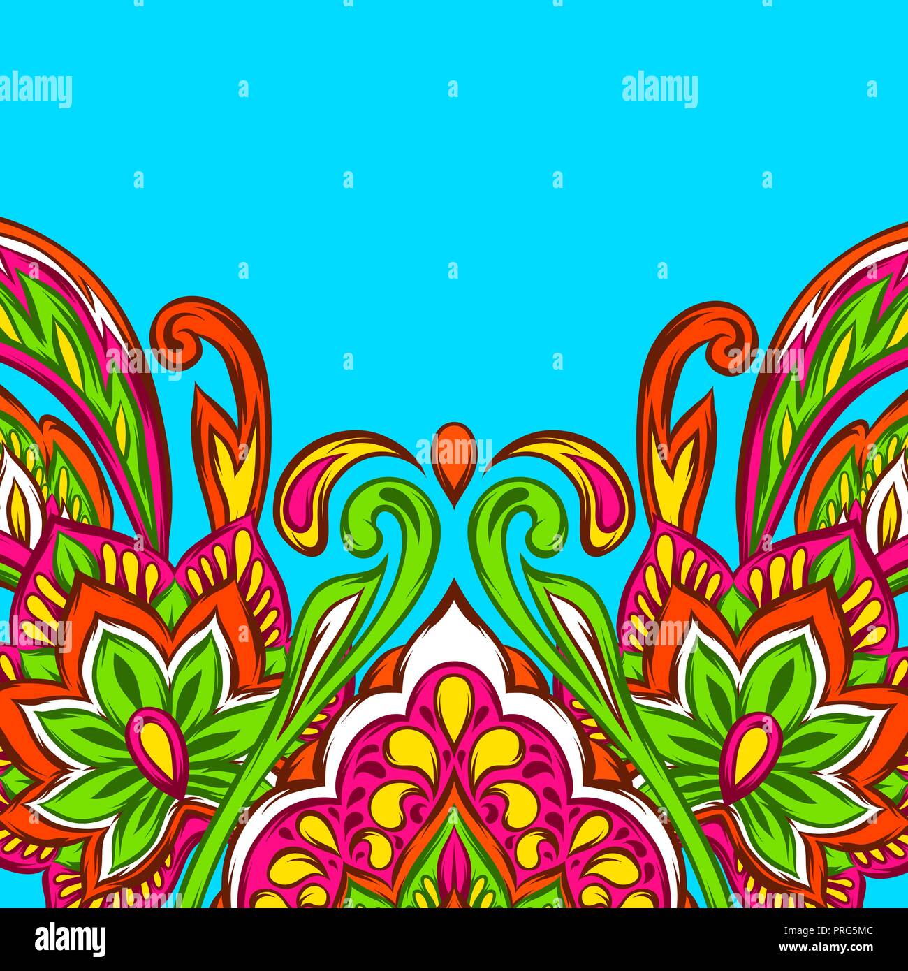 Motif de fond ethnique indienne. Illustration de Vecteur Motif de fond ethnique indienne. Illustration de Vecteur