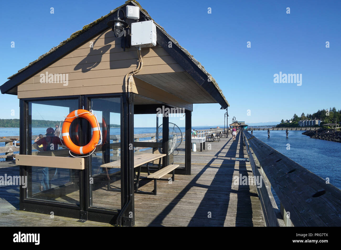Campbell river fishing pier Banque de photographies et d’images à haute