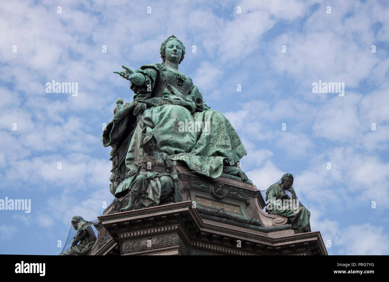 L'impératrice Marie-Thérèse monument à Vienne, Autriche, Europe centrale. Banque D'Images