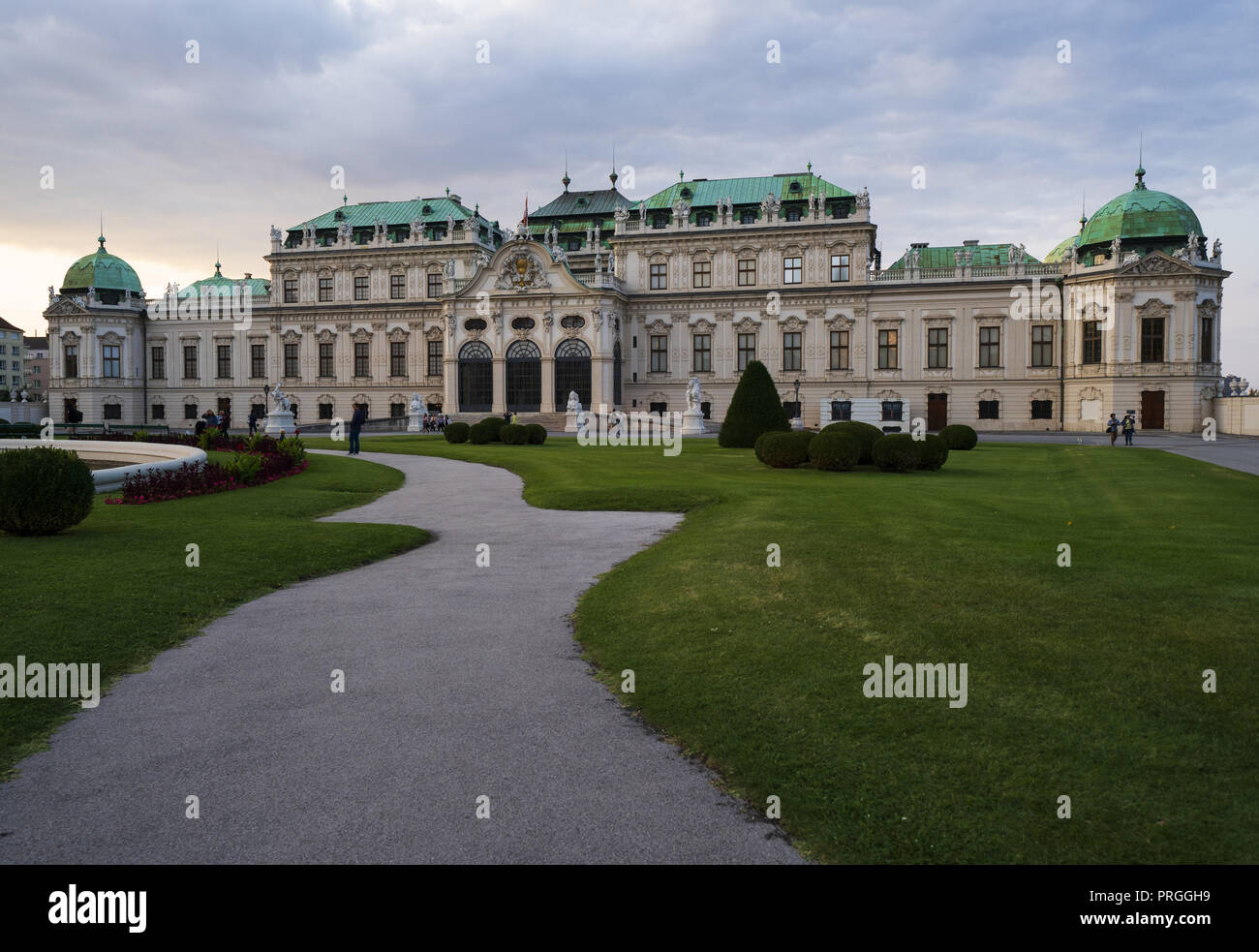 Schloss Belvedere est un ensemble de palais de style baroque situé à Vienne. Le palais fut construit en 1723 et a été conçu par Johann Lukas von Hildebrandt comprend : Atmosphère Où : Vienne, Autriche Quand : 01 Sep 2018 Crédit : Oscar Gonzalez/WENN.com Banque D'Images