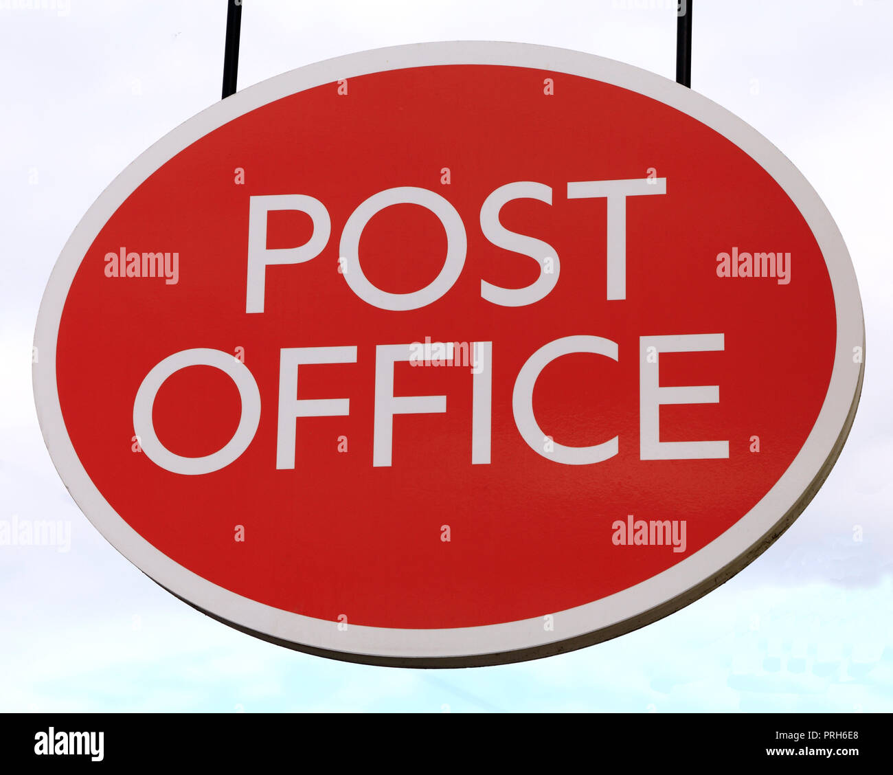 Bureau de poste, magasin, enseigne, logo, service postal, England, UK Banque D'Images