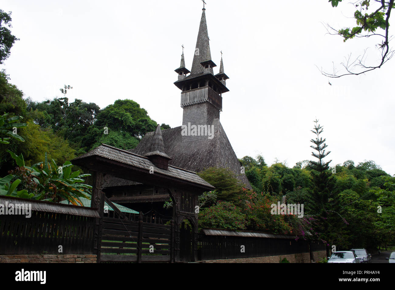 El Hatillo Caracas/Venezuela Etat de Miranda 26/04/2018 Église chrétienne orthodoxe roumaine Saint Constantin et Sainte Hélène. Banque D'Images