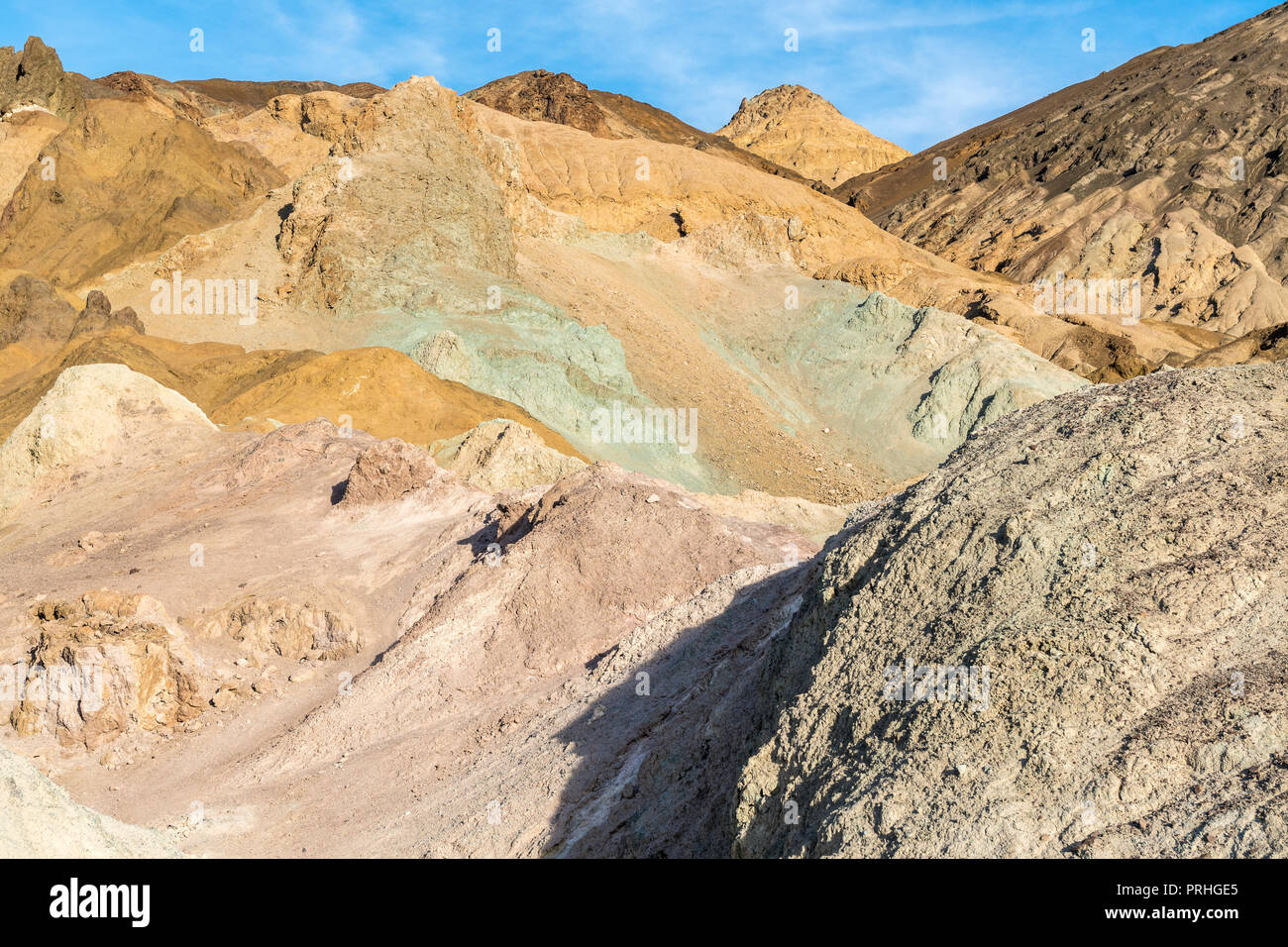 Palette d'artistes, la Death Valley National Park, California Banque D'Images