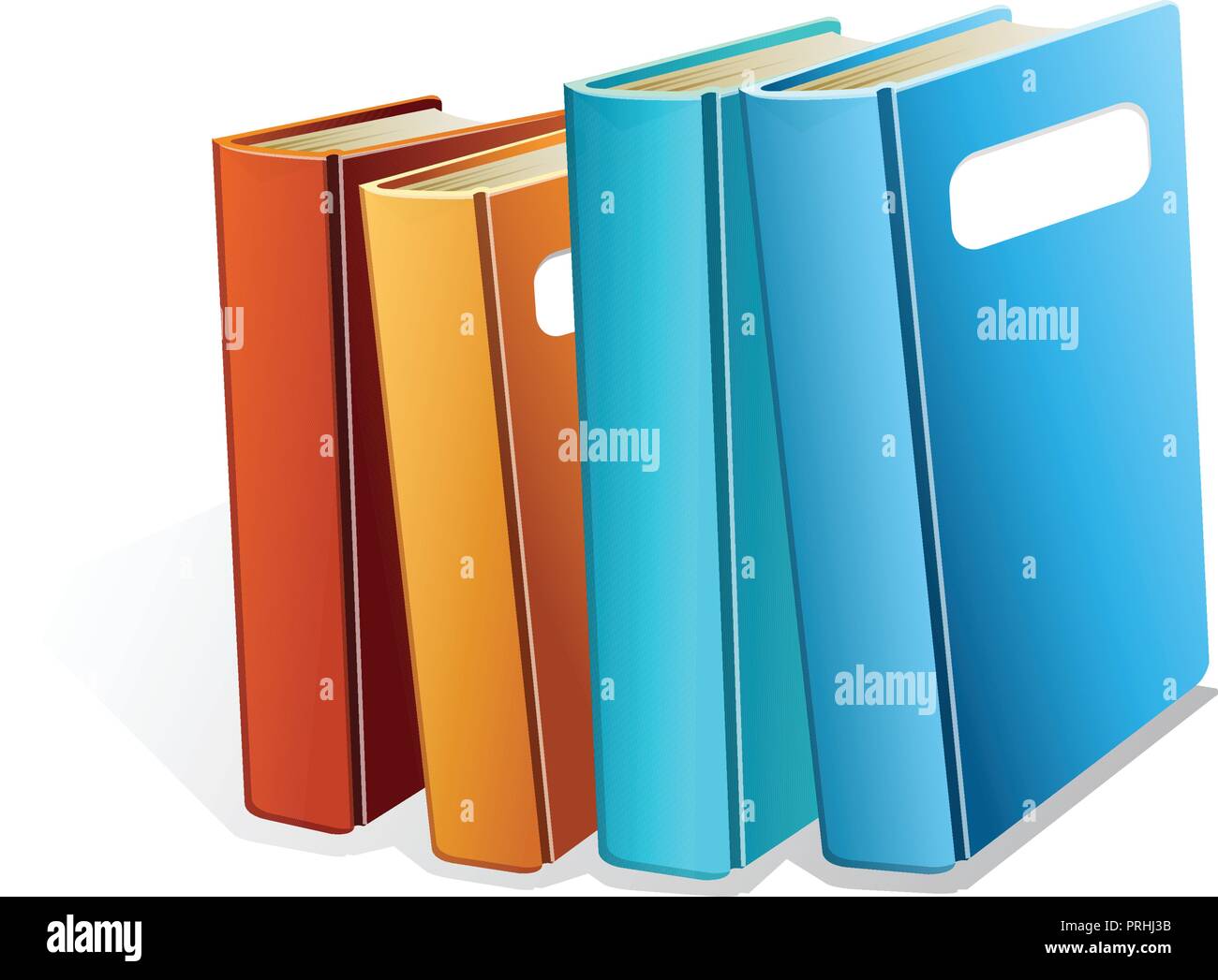 L'illustration de livres. vector Illustration réaliste Illustration de Vecteur