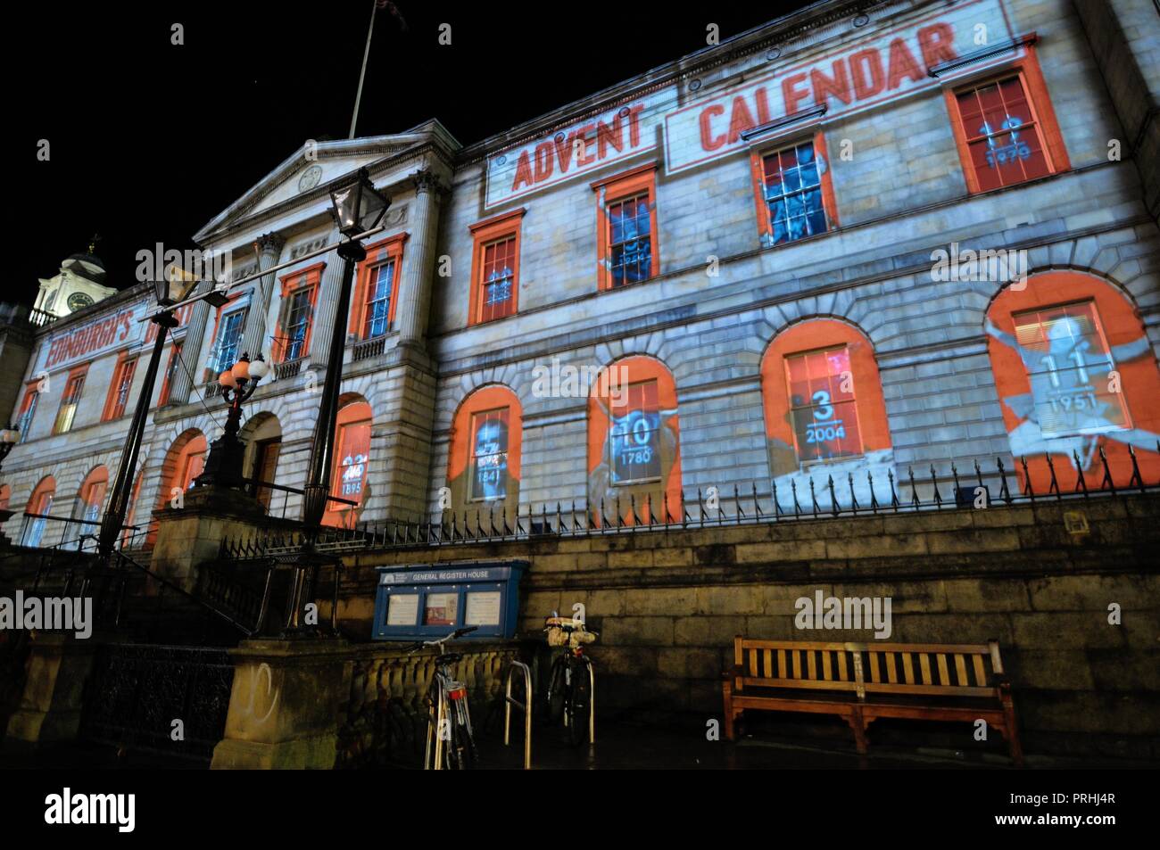 Noël d'Édimbourg Banque D'Images