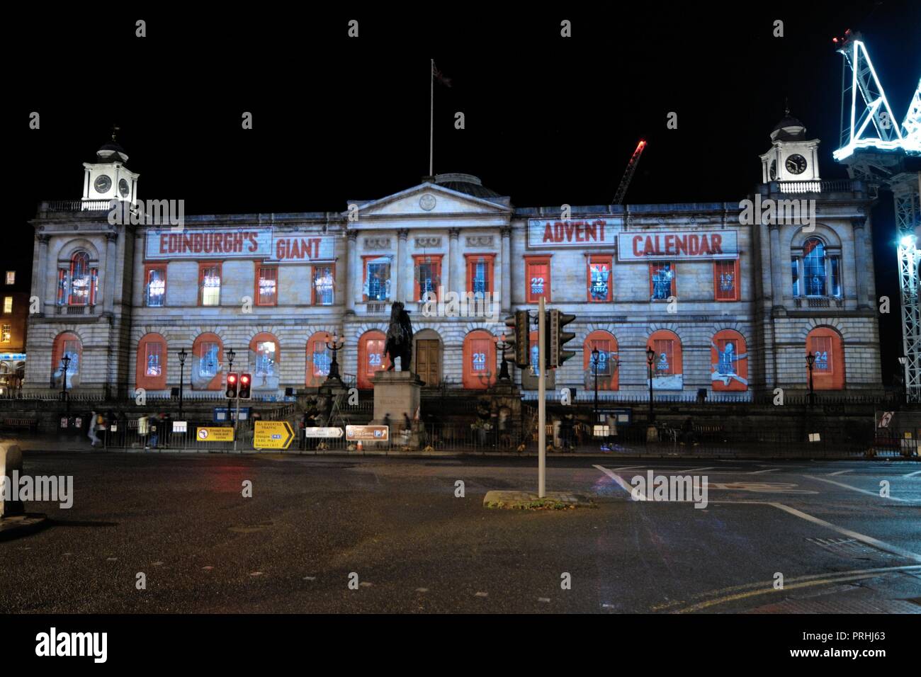 Noël d'Édimbourg Banque D'Images