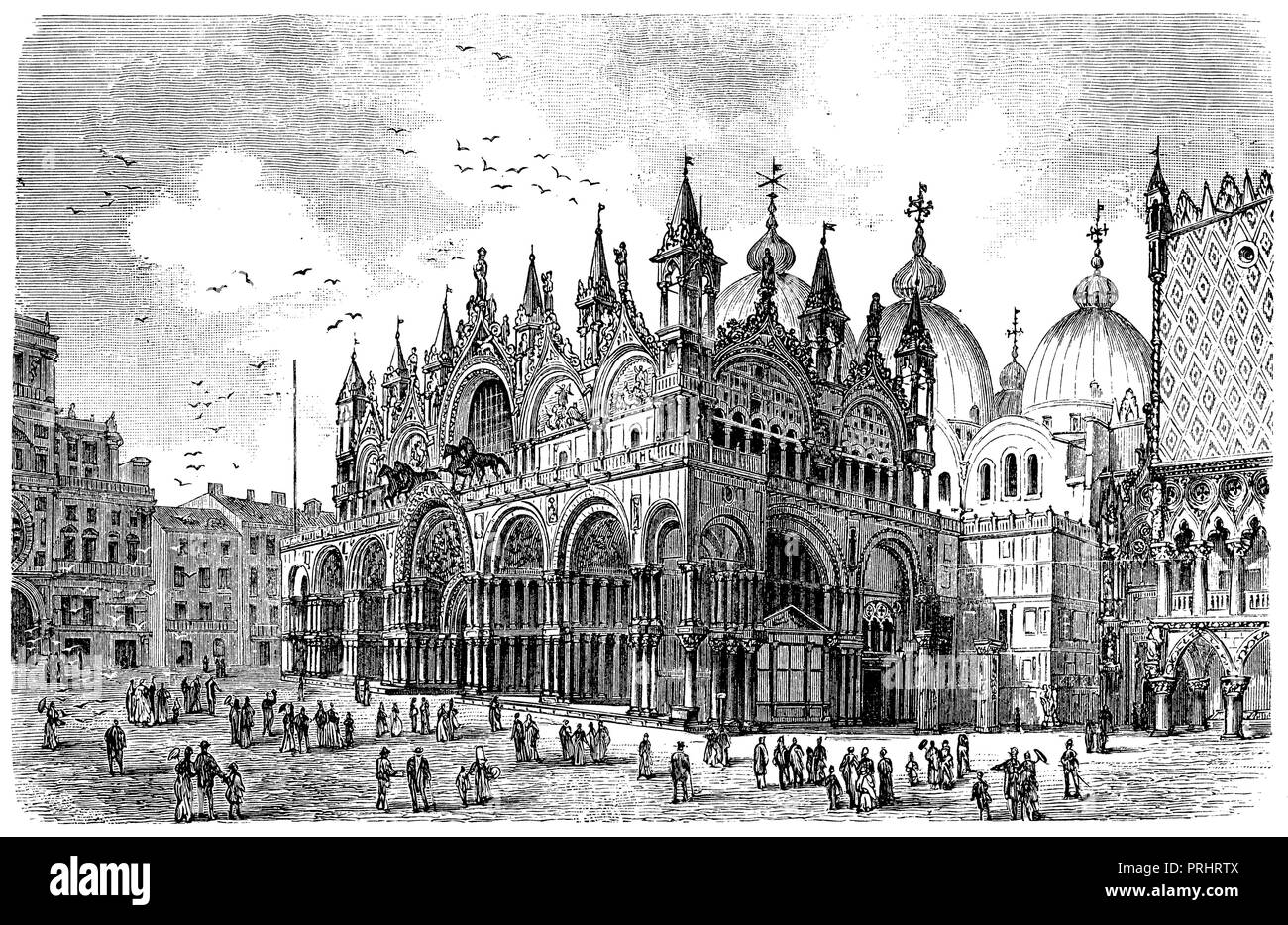 L'église de Saint Marc à Venise, Banque D'Images