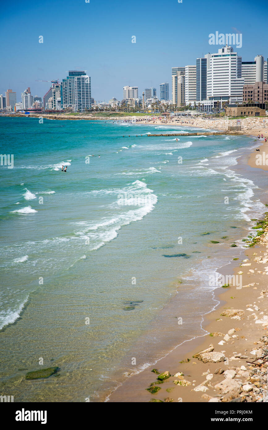 Tel Aviv quartier moderne de Tel Aviv Banque D'Images