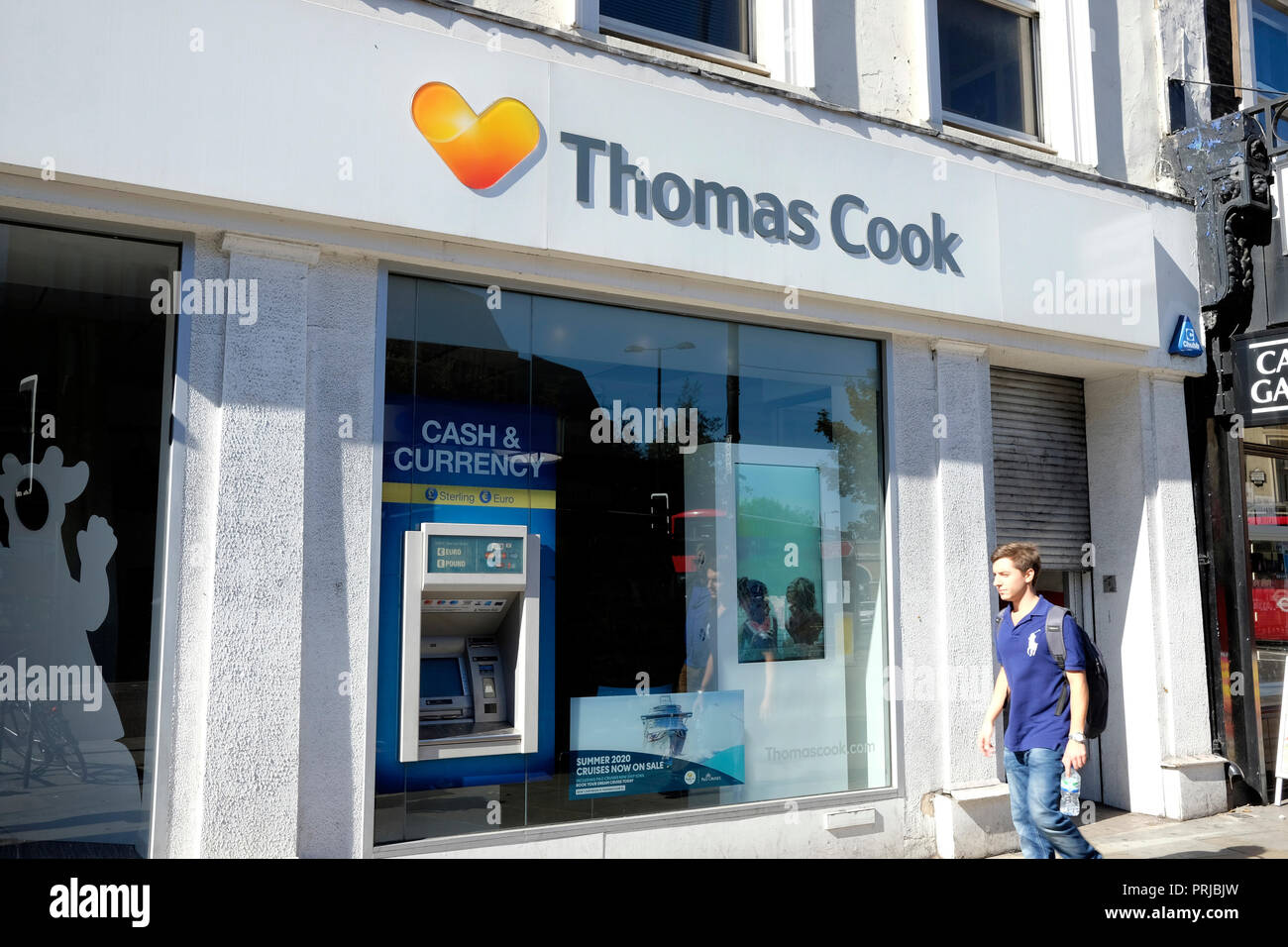Thomas Cook shop à Islington, au nord de Londres, UK Banque D'Images