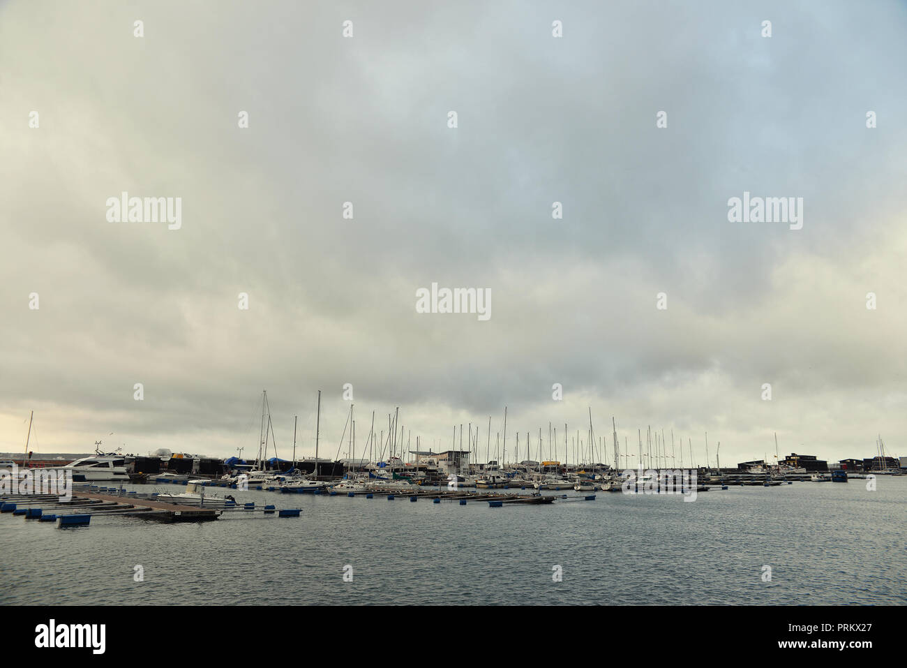 HELSINGBORG, SUÈDE - 3 janvier 2015 : Visite du port de Helsingborg. Une ville dans le sud-ouest de la Suède, situé en face de l'Elseneur danois. Banque D'Images