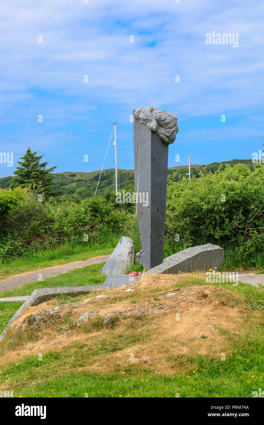 République tchèque et slovaque SOE War Memorial, Arisaig Banque D'Images