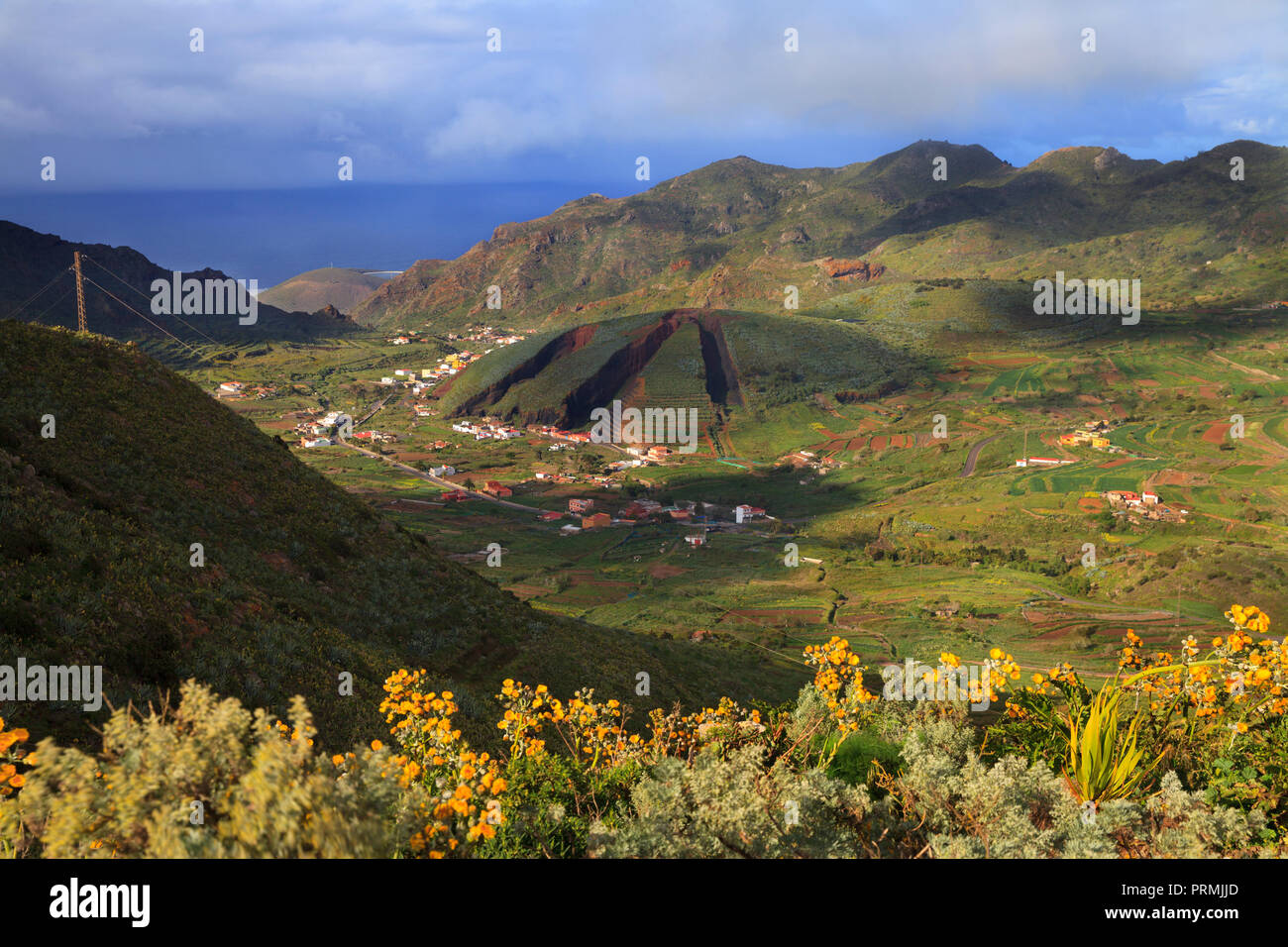 Buenavista del Norte- la plus au nord ouest de l'île de Ténérife. Banque D'Images