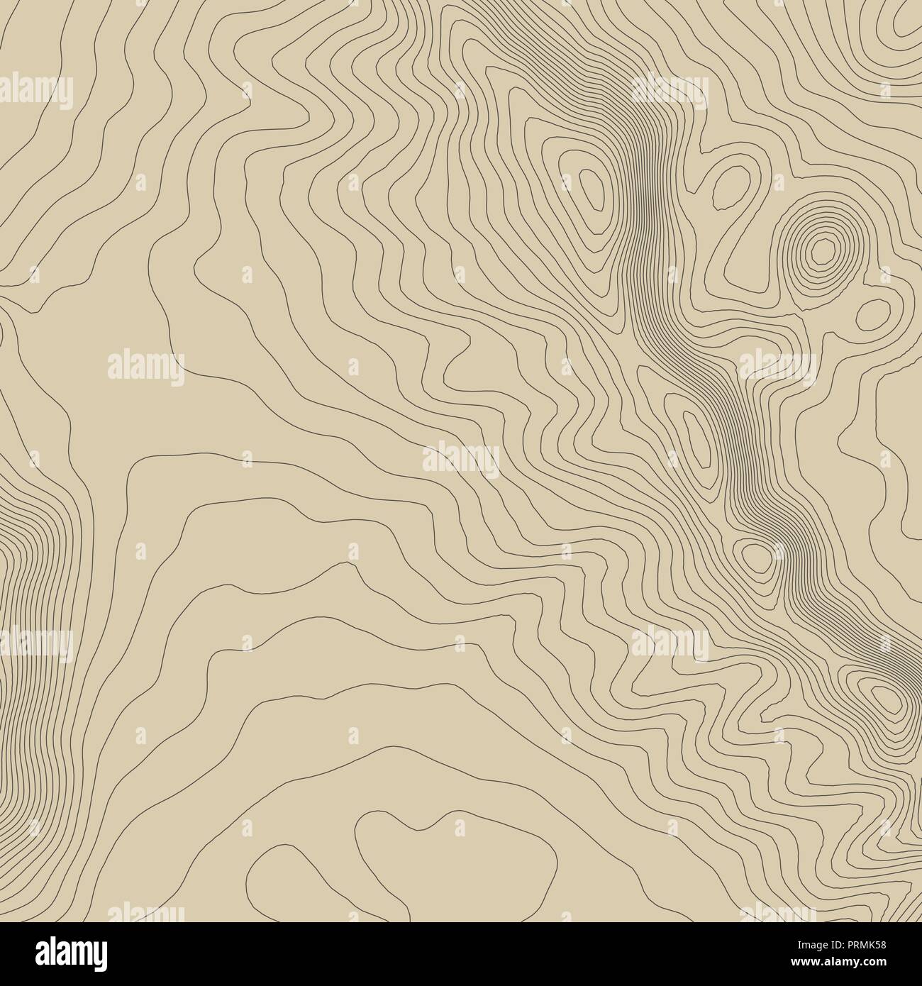 Concept de fond de carte topographique avec espace pour votre copie. Illustration de Vecteur