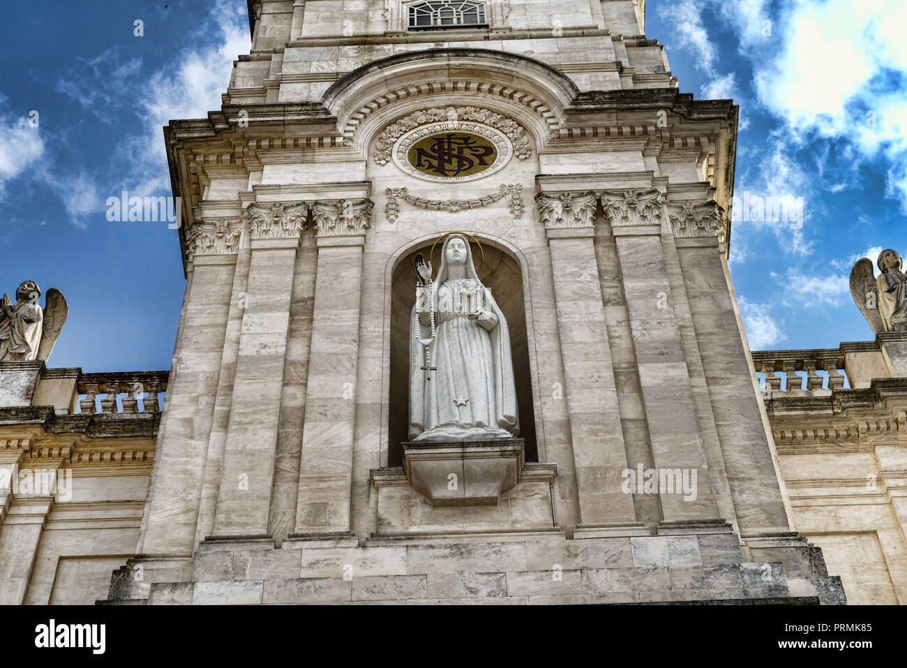 Détails de sanctuaire de Fatima, au Portugal. L'un des plus importants sanctuaires mariaux et lieu de pèlerinage dans le monde Banque D'Images