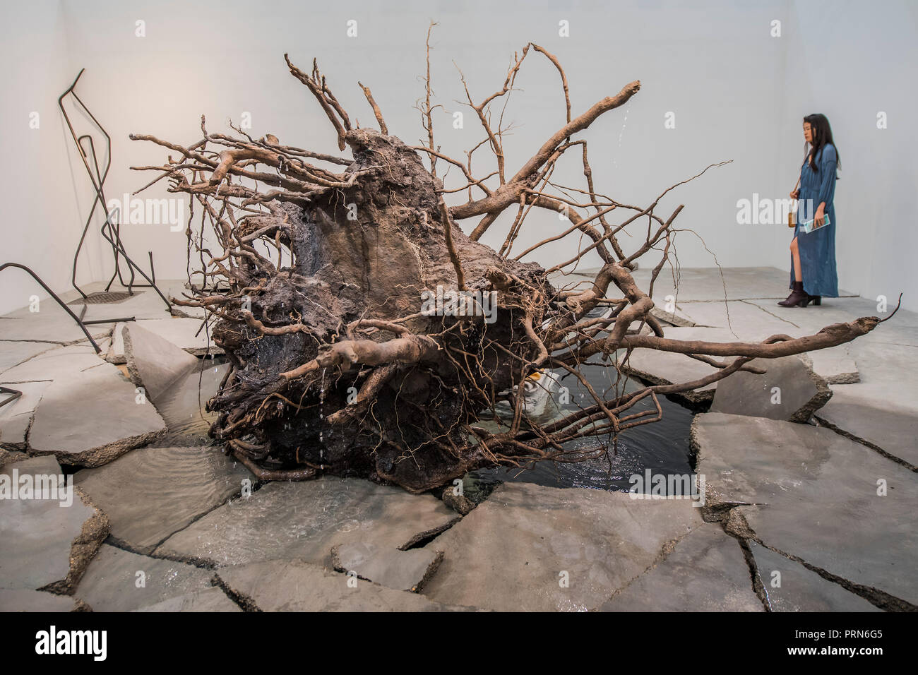 Regents Park, London, UK. 3ème Oct 2018. Le Shaman, 2018, par Tatiana trouve, dans kamel mennour - Frieze Art Fair à Regents Park. Il reste ouvert jusqu'à 7 Oct 2018. Crédit : Guy Bell/Alamy Live News Banque D'Images