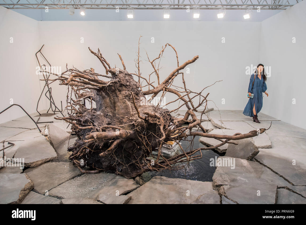 Regents Park, London, UK. 3ème Oct 2018. Le Shaman, 2018, par Tatiana trouve, dans kamel mennour - Frieze Art Fair à Regents Park. Il reste ouvert jusqu'à 7 Oct 2018. Crédit : Guy Bell/Alamy Live News Banque D'Images