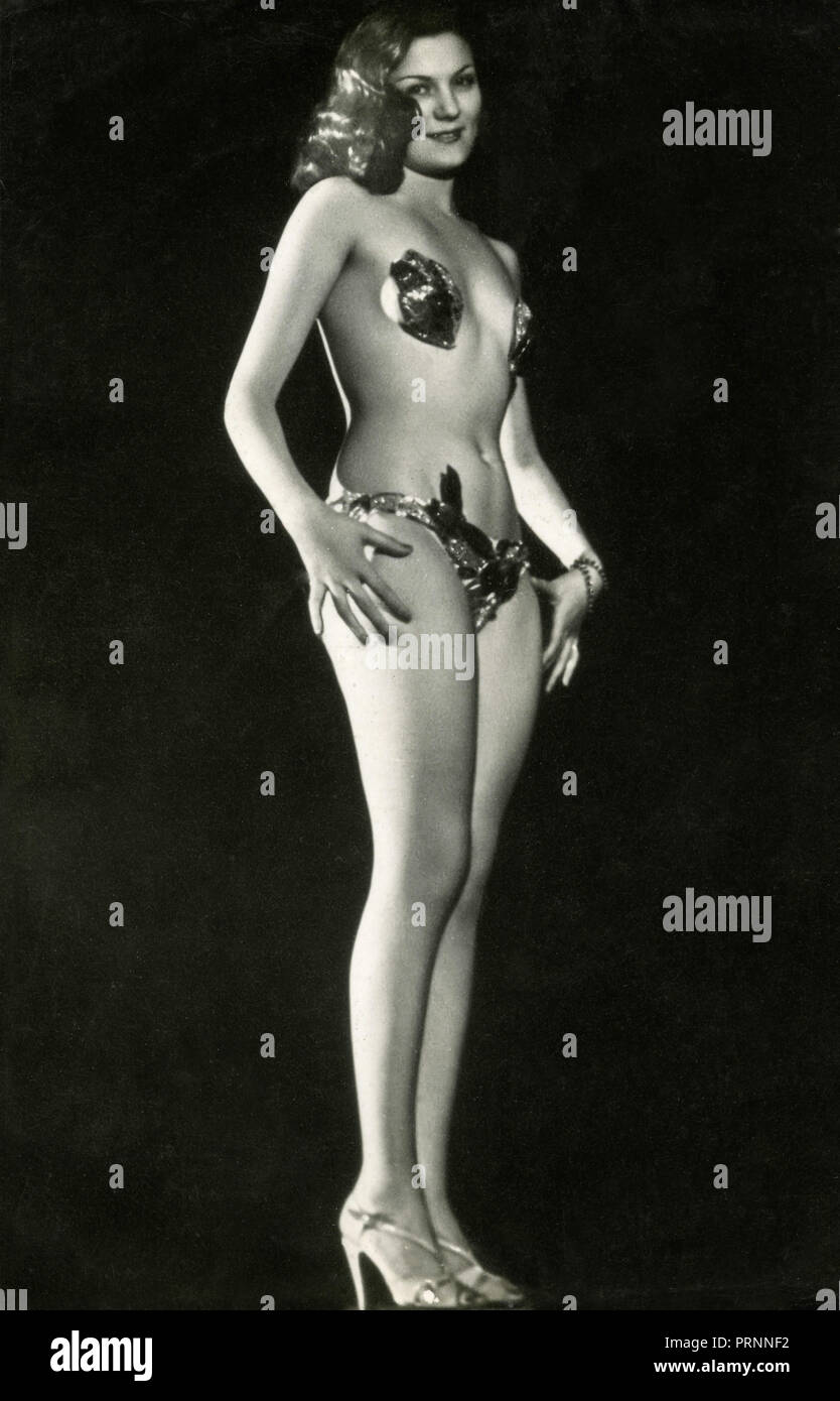 L'actrice italienne Lia Cortese, 1950 Banque D'Images