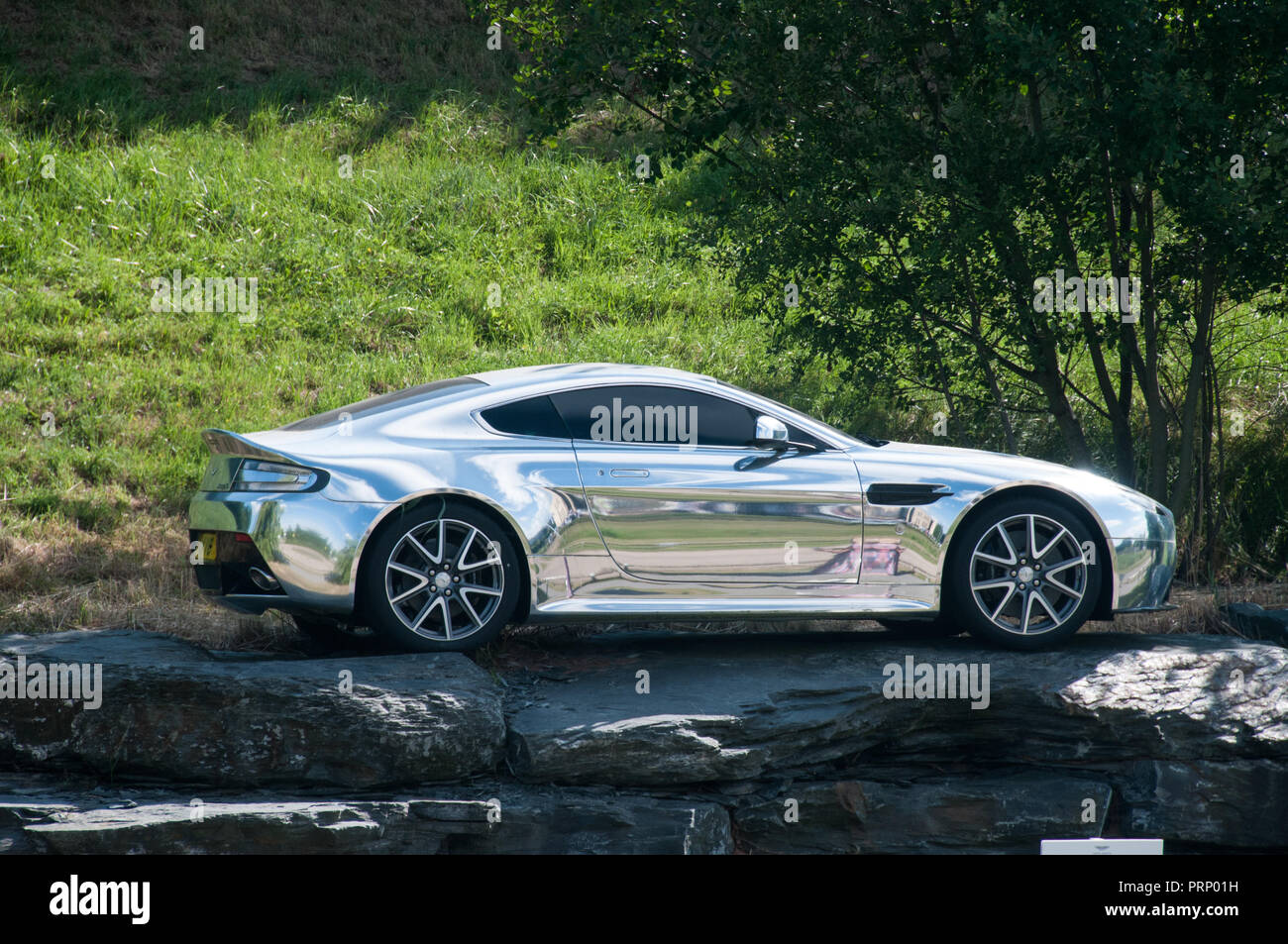 Partout au Royaume-Uni - Aston Martin - affichage du siège Banque D'Images