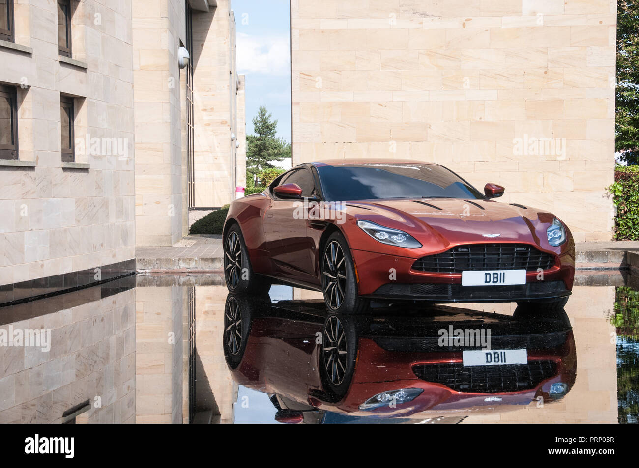 Partout au Royaume-Uni - Aston Martin - affichage du siège Banque D'Images