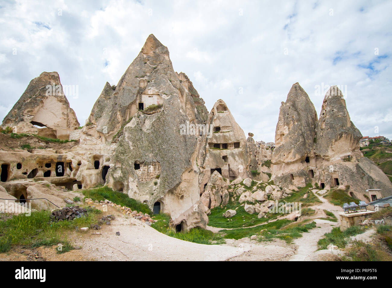 La Turquie, la Cappadoce, le logement ancien Banque D'Images