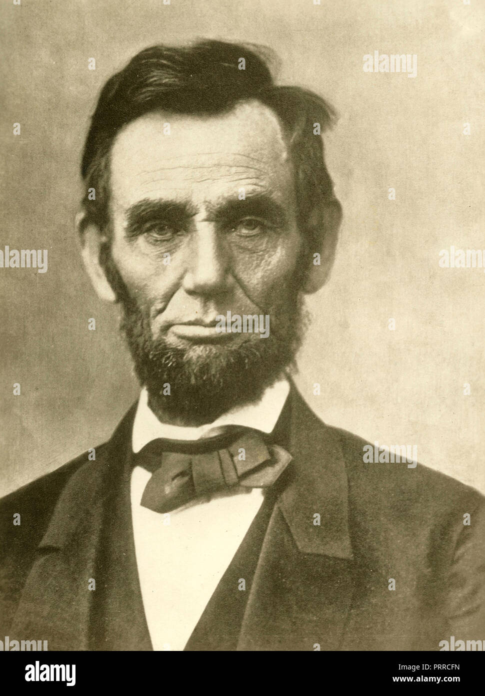 Le président des États-Unis Abraham Lincoln Banque D'Images