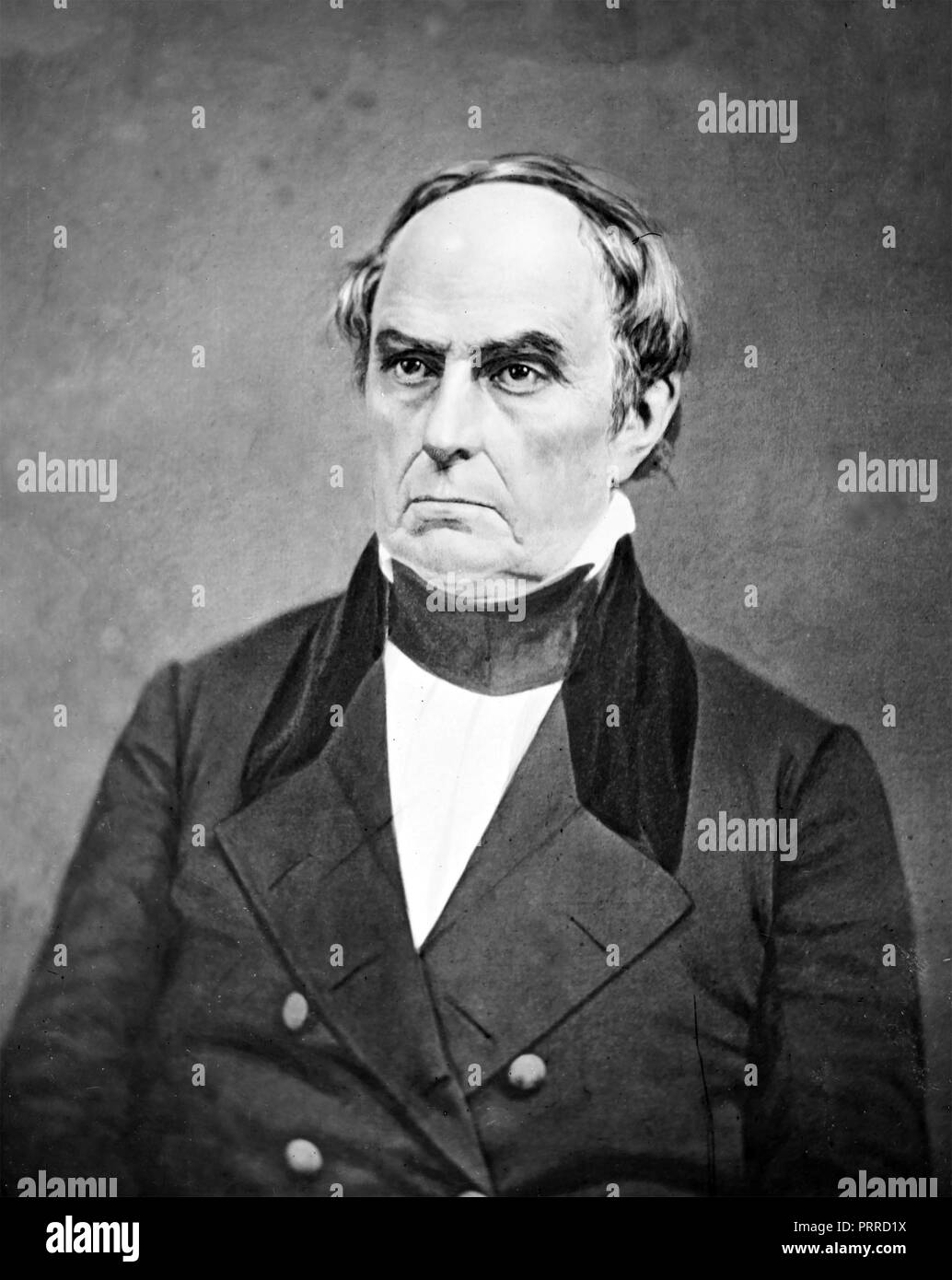 DANIEL WEBSTER (1782-1852) Homme politique, avocat et orateur Banque D'Images