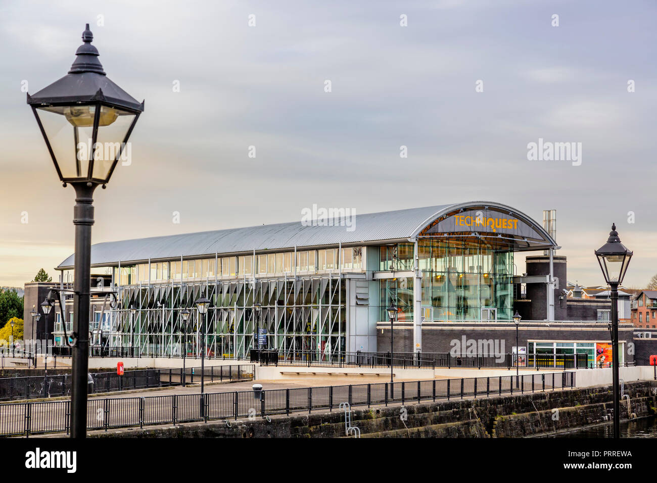 Centre de découverte des sciences Techniquest dans la baie de Cardiff, Pays de Galles du Sud. Banque D'Images