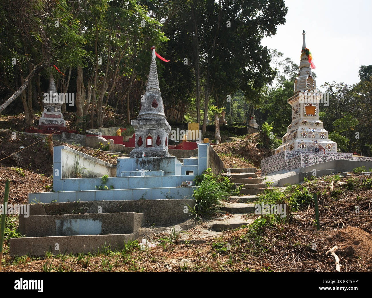 Cimetière de la ville de Phuket. La province de Phuket. Thaïlande Banque D'Images