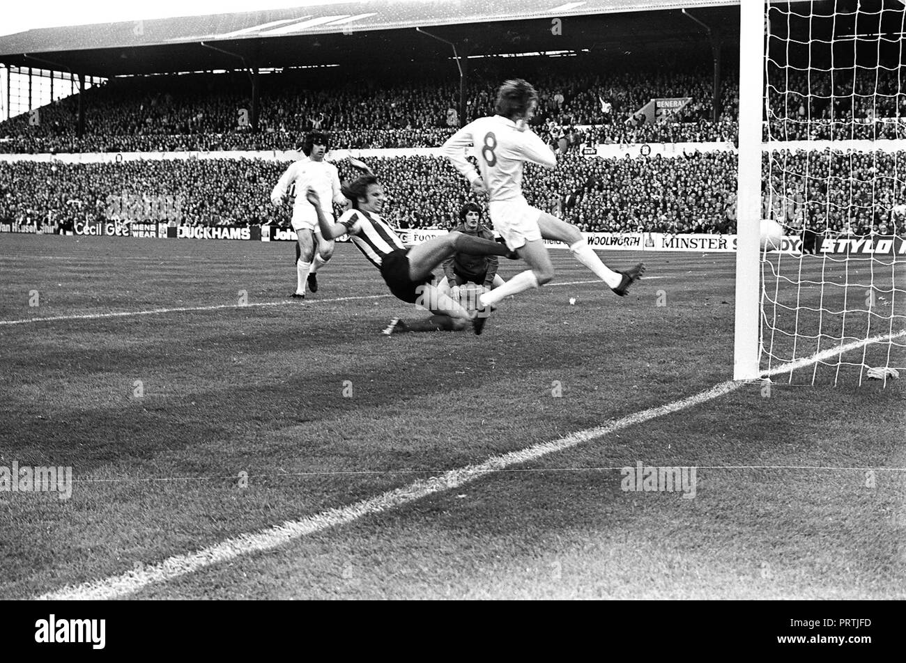 Leeds United v Tottenham Hotspur 1974 Banque D'Images