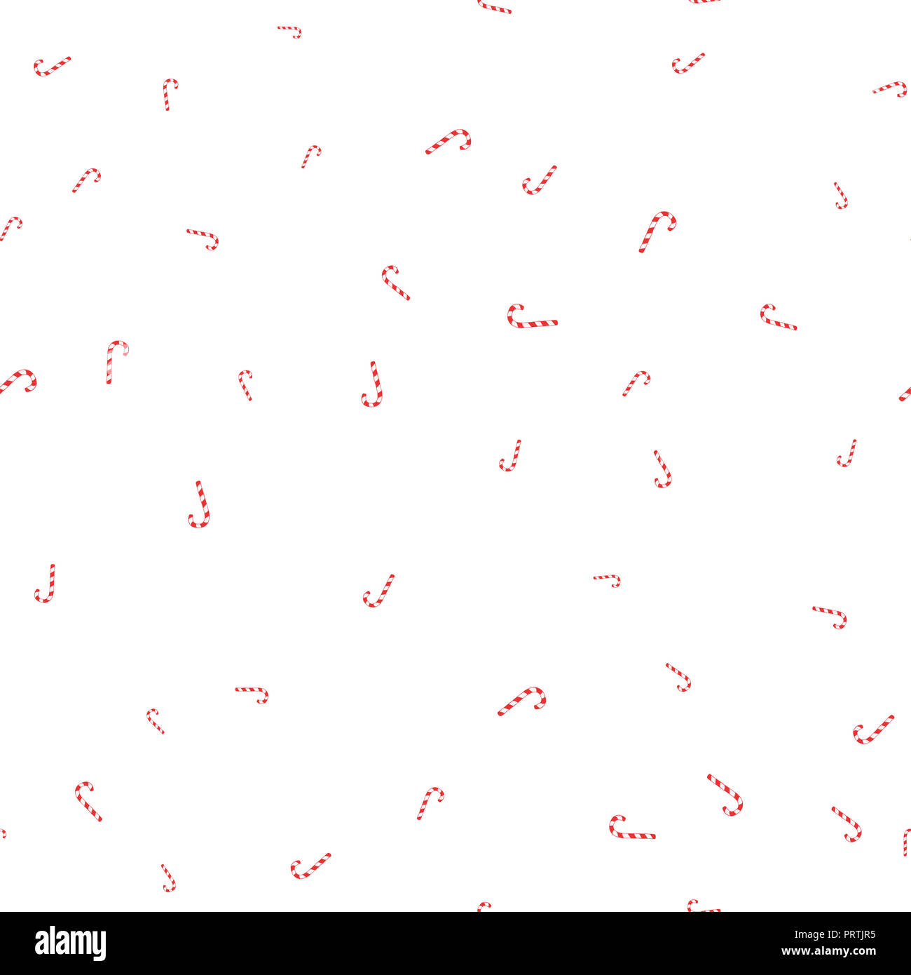 Canne de Noël motif transparent. Isolé sur un fond blanc. illustration. Banque D'Images